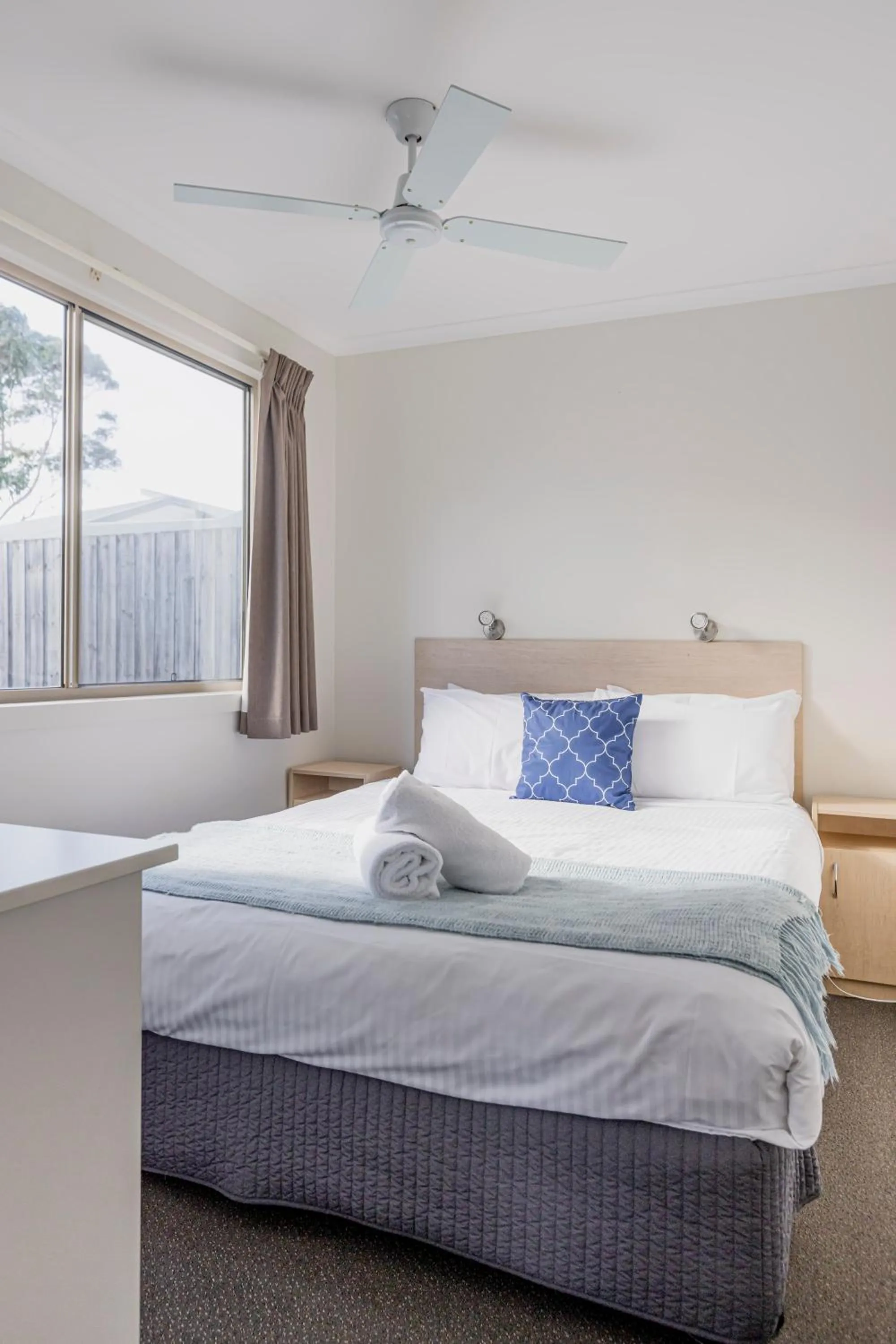 Bed in Ocean Grove Holiday Park