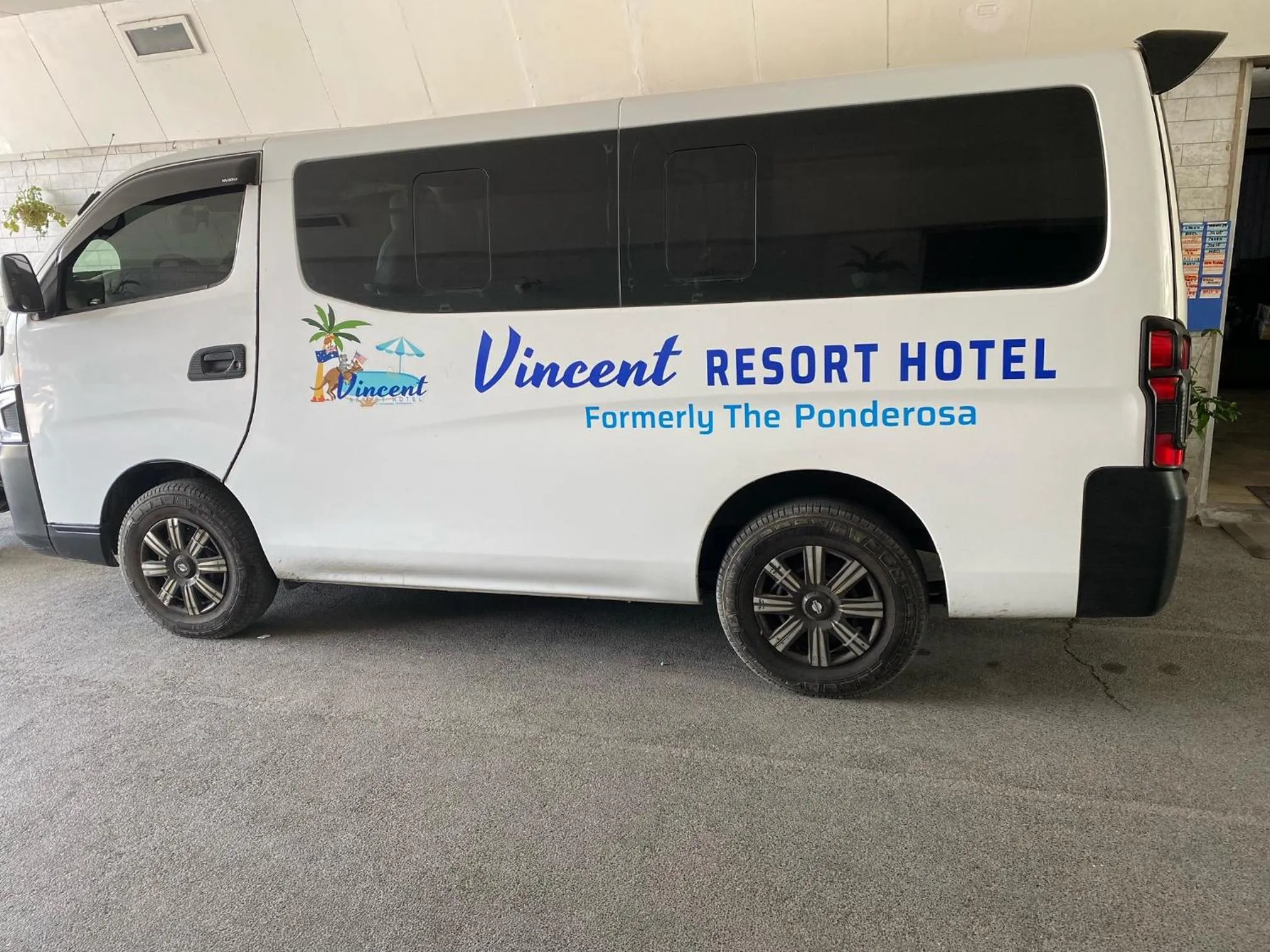 shuttle in Vincent Resort Hotel