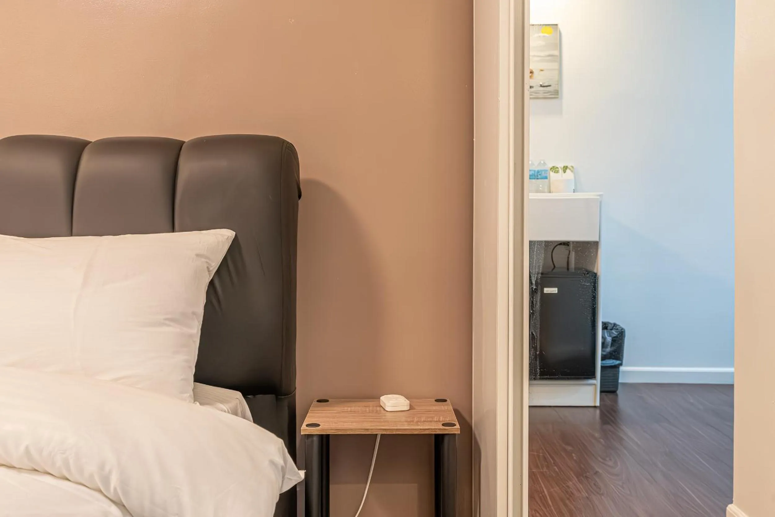 Bed in Vincent Resort Hotel