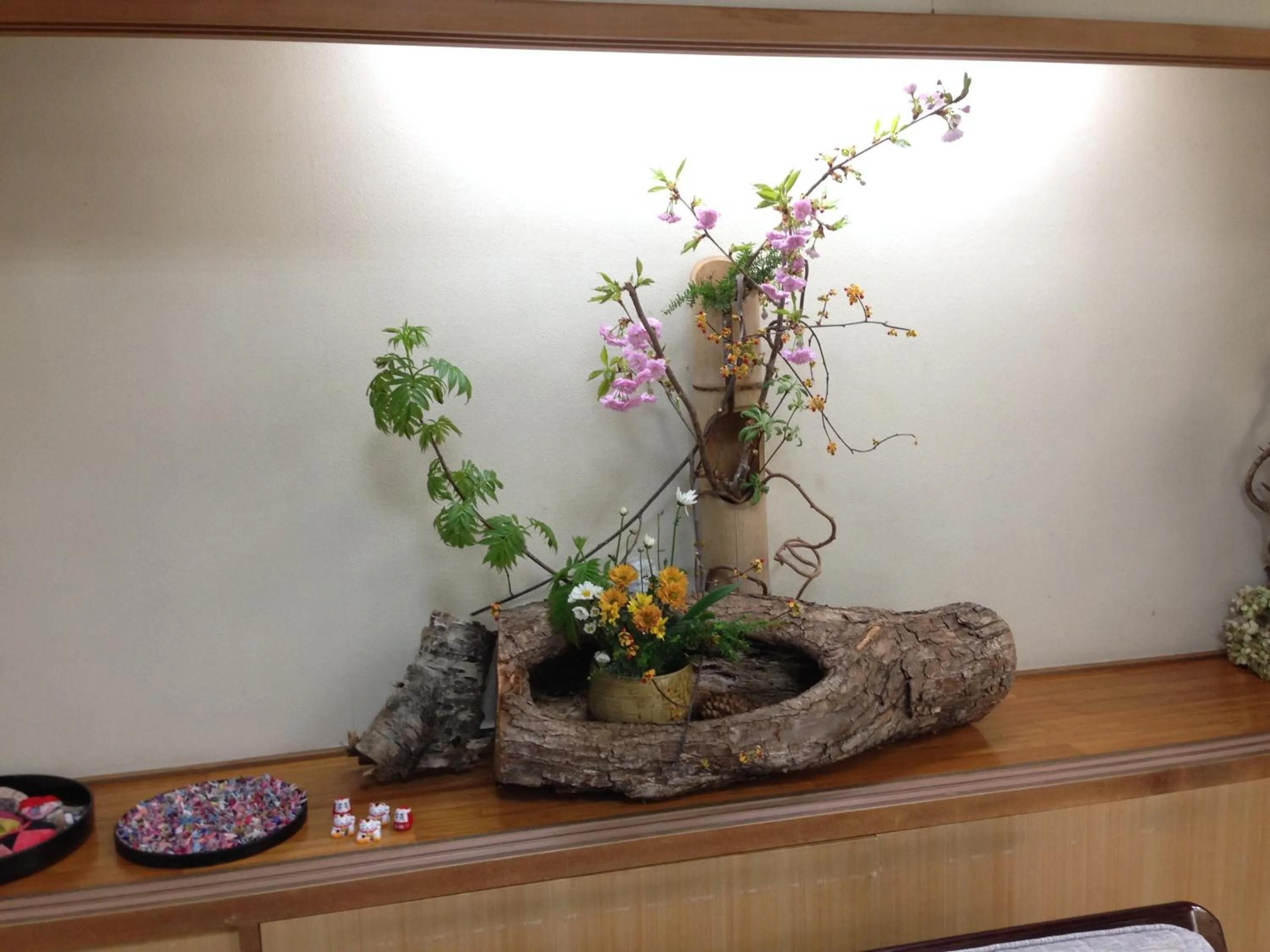 Decorative detail in Towadako Lakeside Hotel