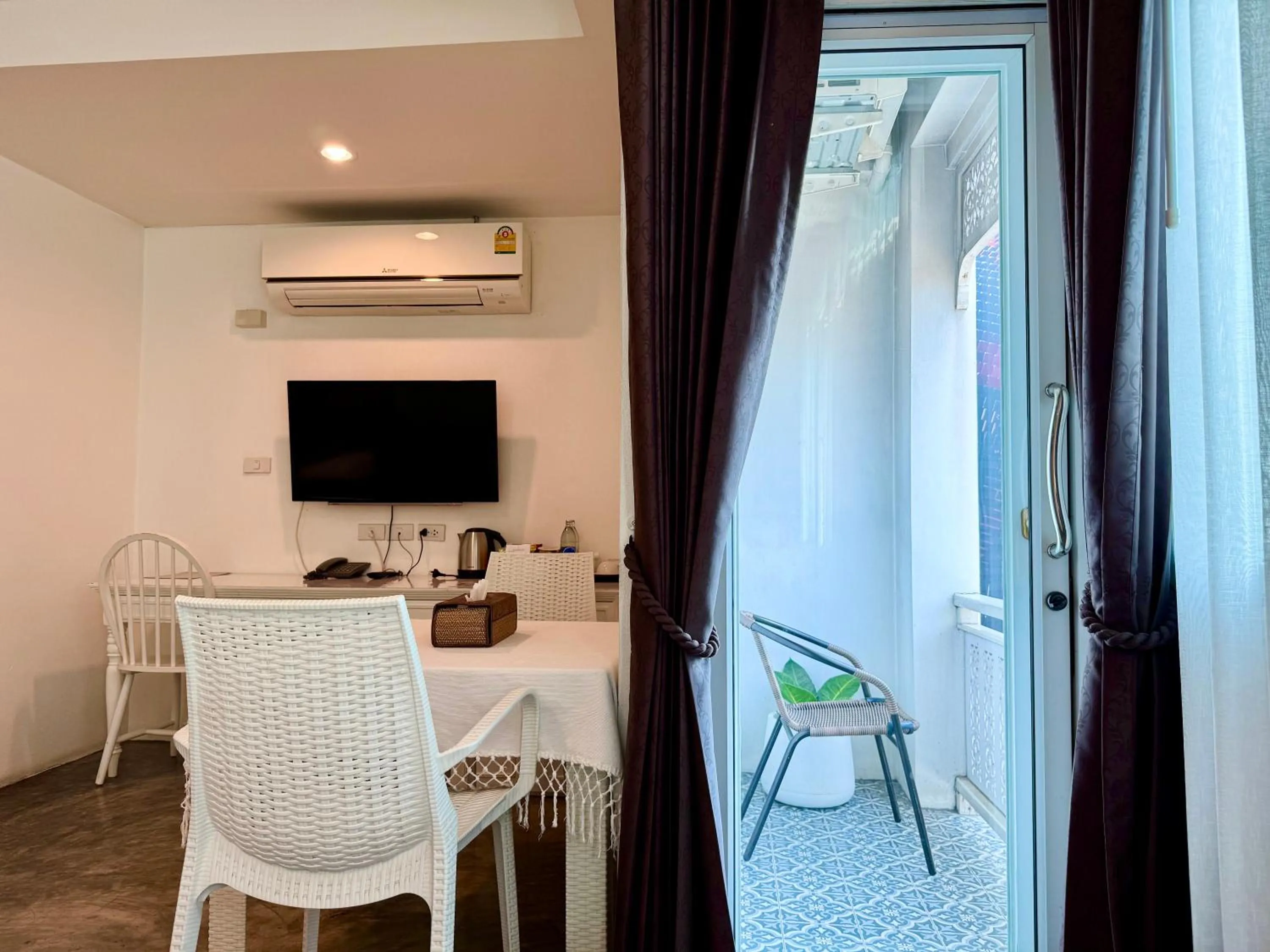 Balcony/Terrace in Nidhra Lanna Hotel Chiang Mai