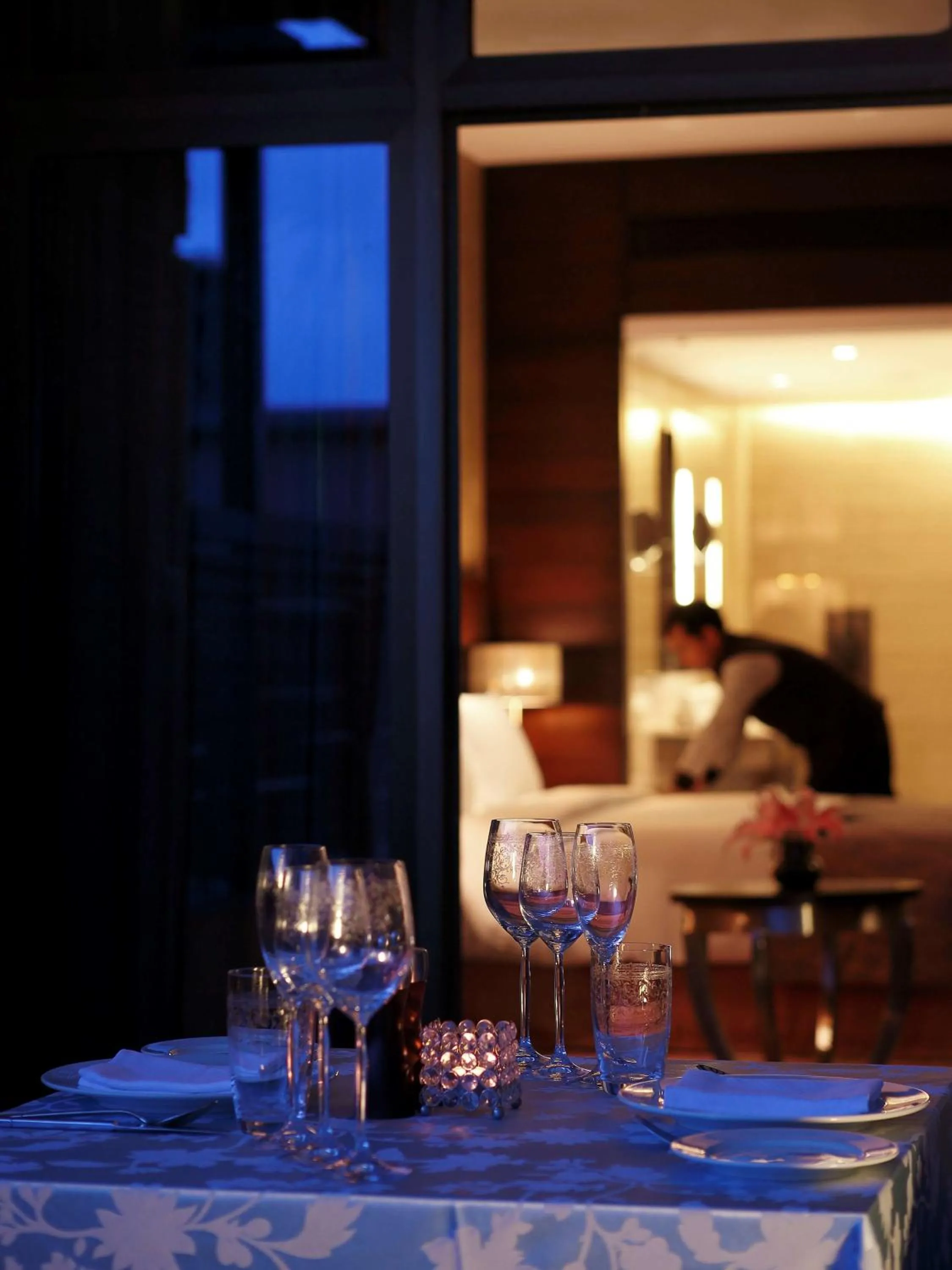 Bed in Hilton Jaipur