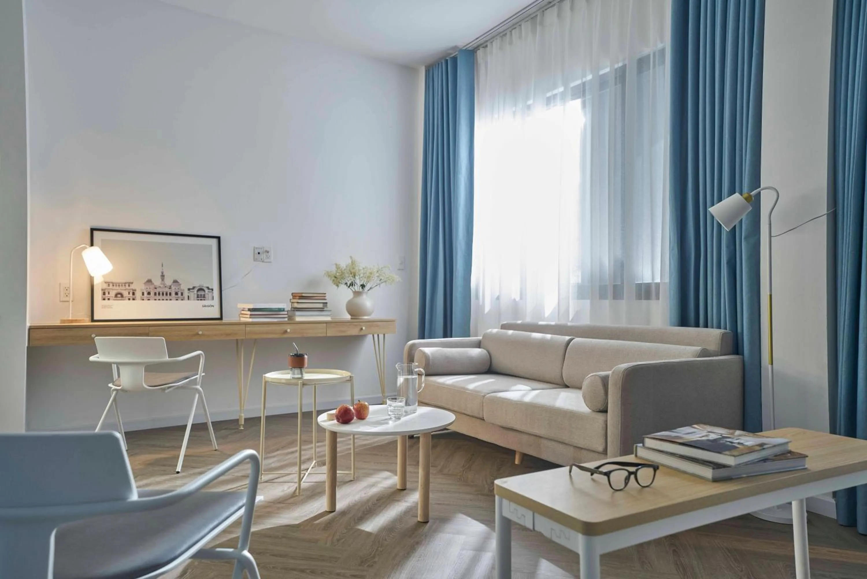 Seating area in Express by M Village Đinh Công Tráng