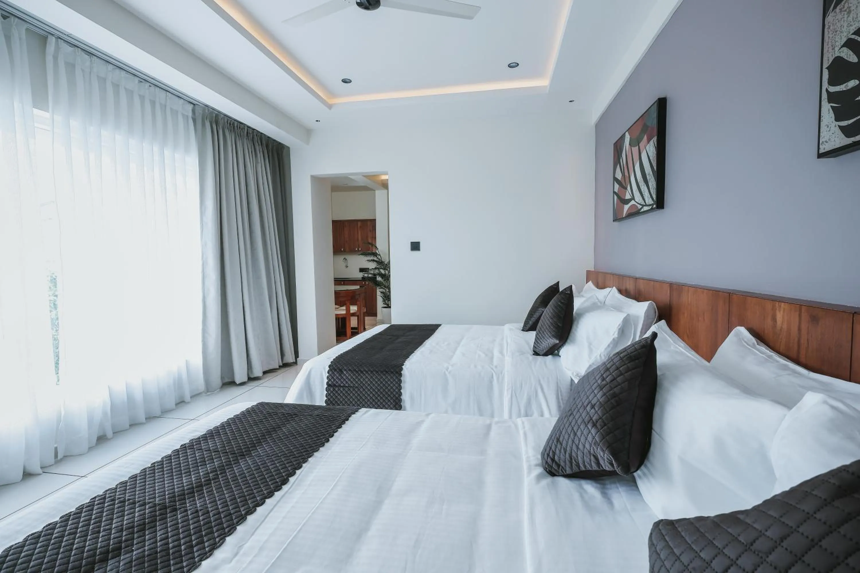 Bedroom, Bed in Fortview Suites