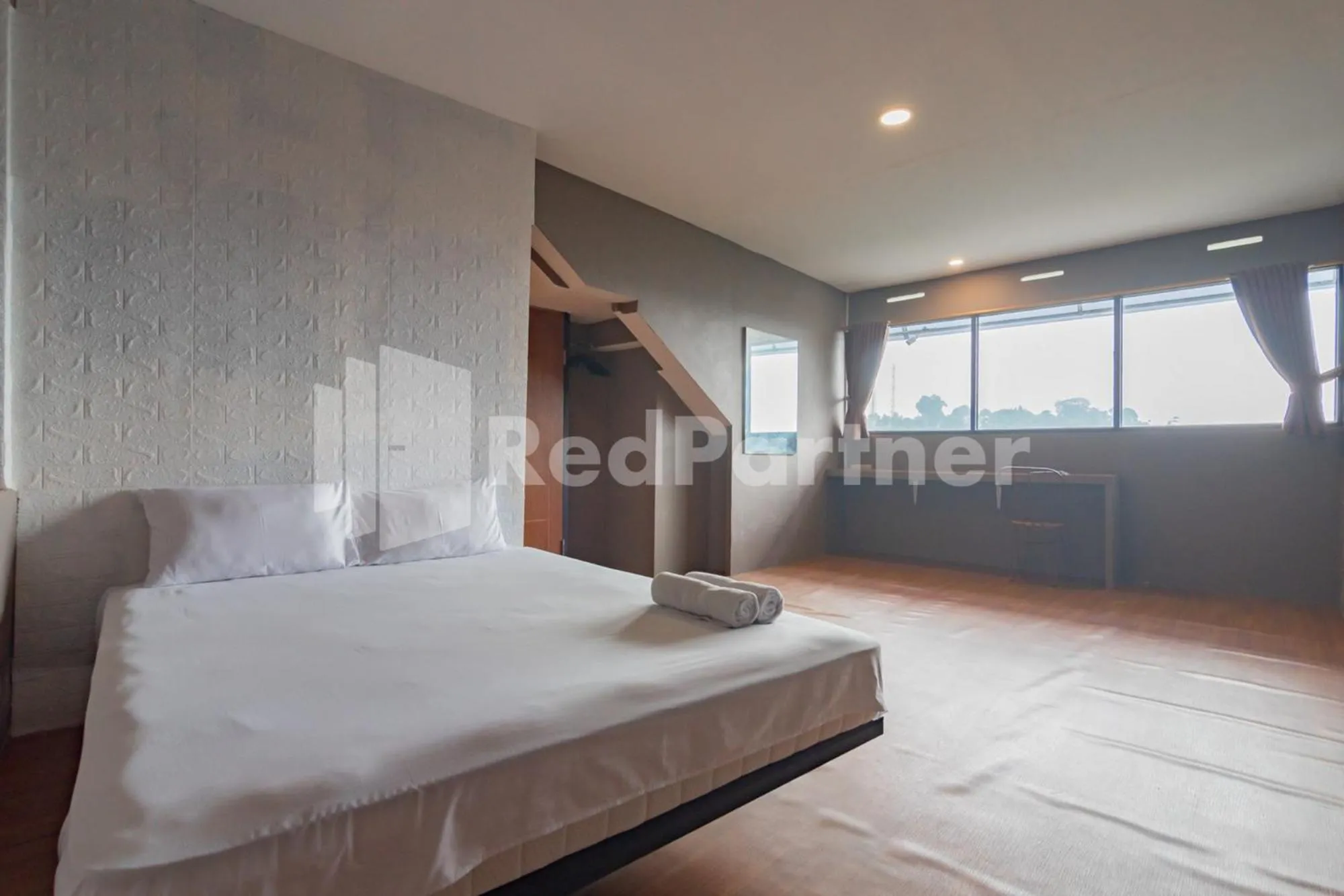 Bed in D'Valley View Lembang Mitra RedDoorz