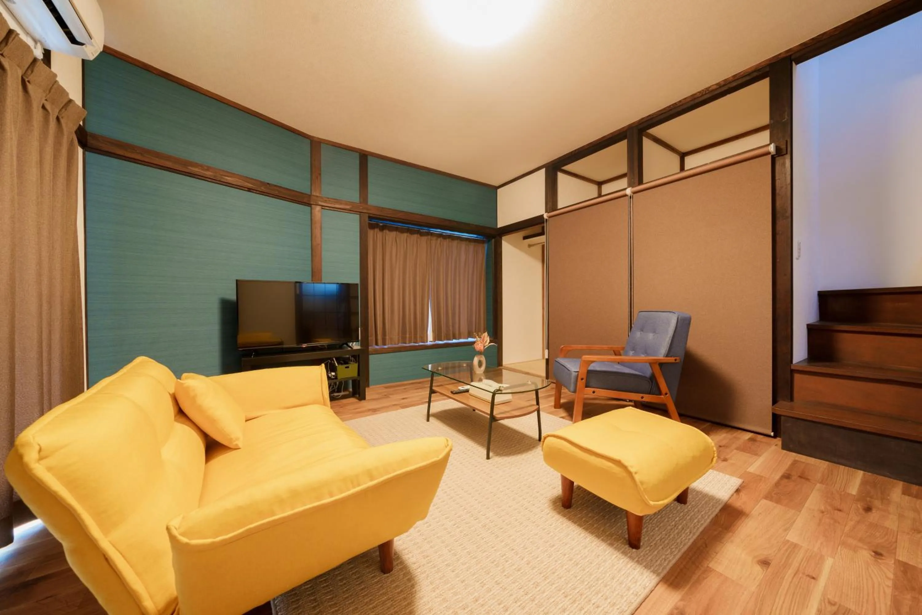 Living room, Bed in R-house 3rd