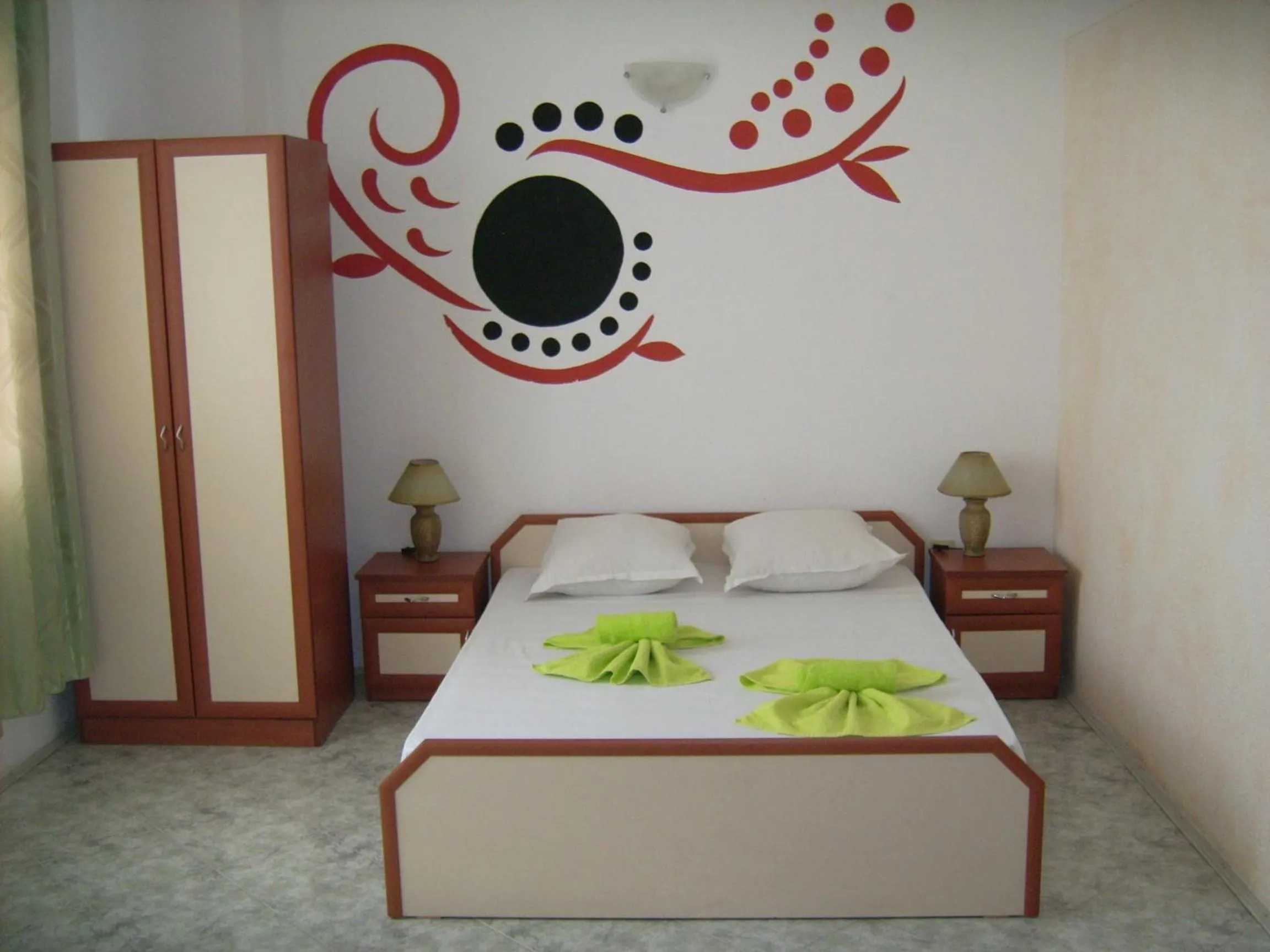 Bed in Hotel Pasians