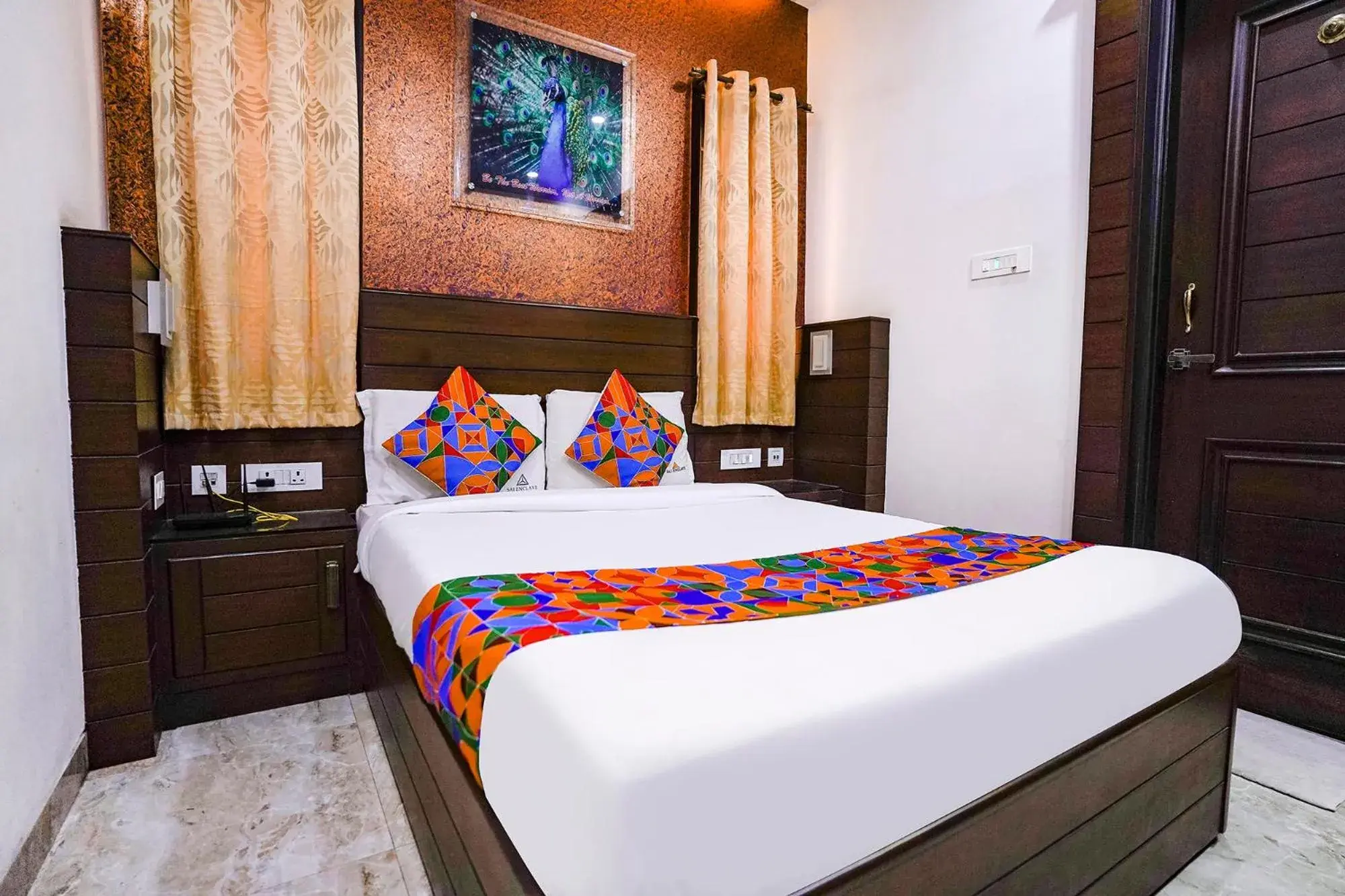 Bedroom, Bed in FabHotel Sai Residency - Nr Rela Hospital, Chromepet Bedroom, Bed in FabHotel Sai Residency - Nr Rela Hospital, Chromepet
