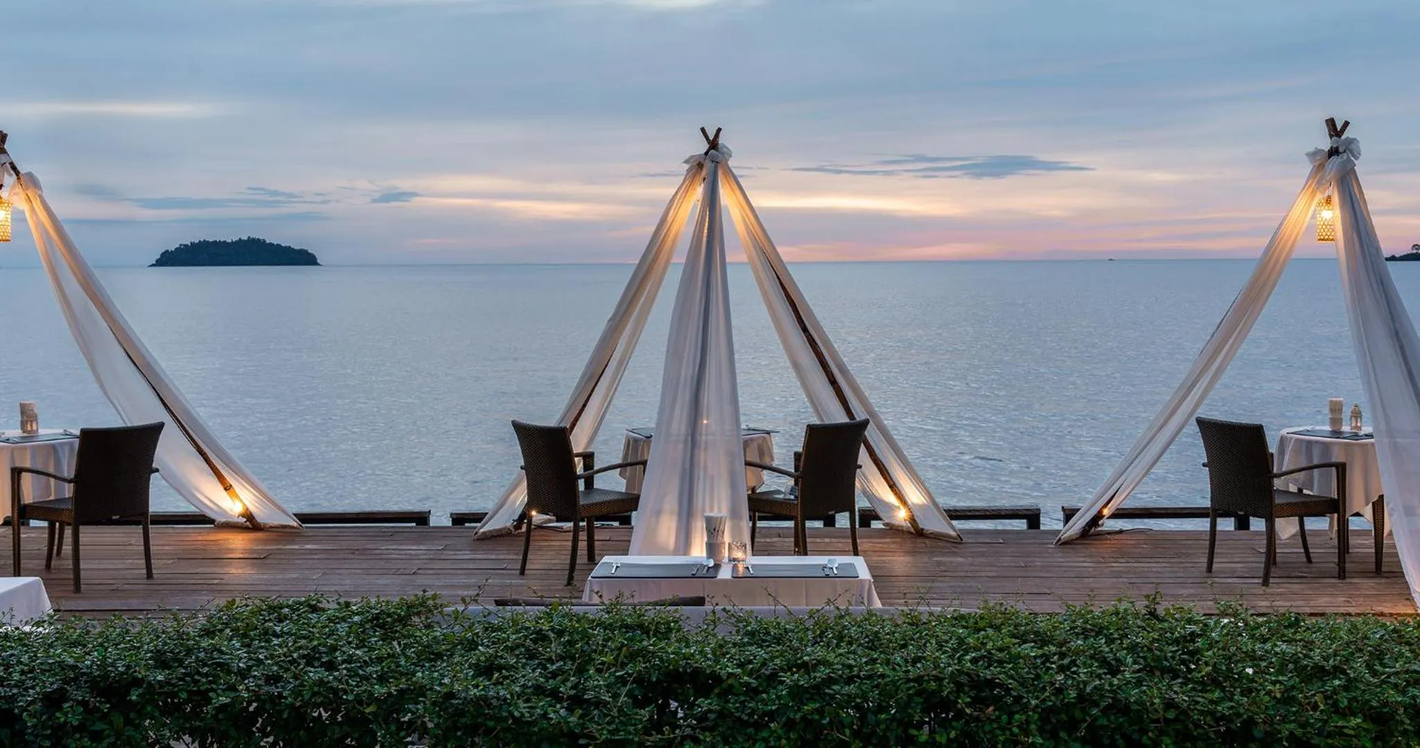 Sunset in Awa Resort Koh Chang