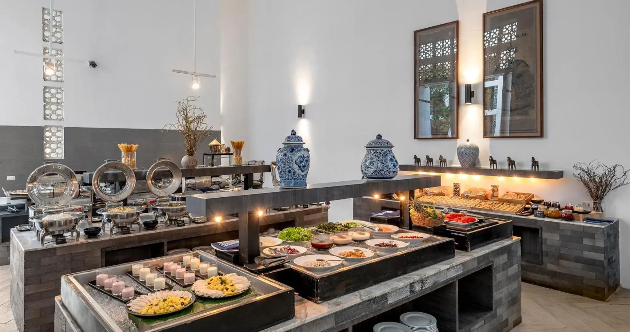 Buffet breakfast in Awa Resort Koh Chang Buffet breakfast in Awa Resort Koh Chang