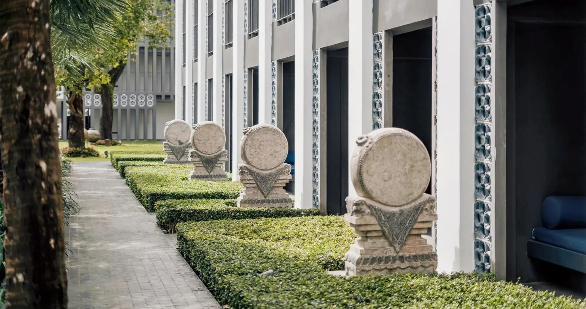 Garden view in Awa Resort Koh Chang Garden view in Awa Resort Koh Chang