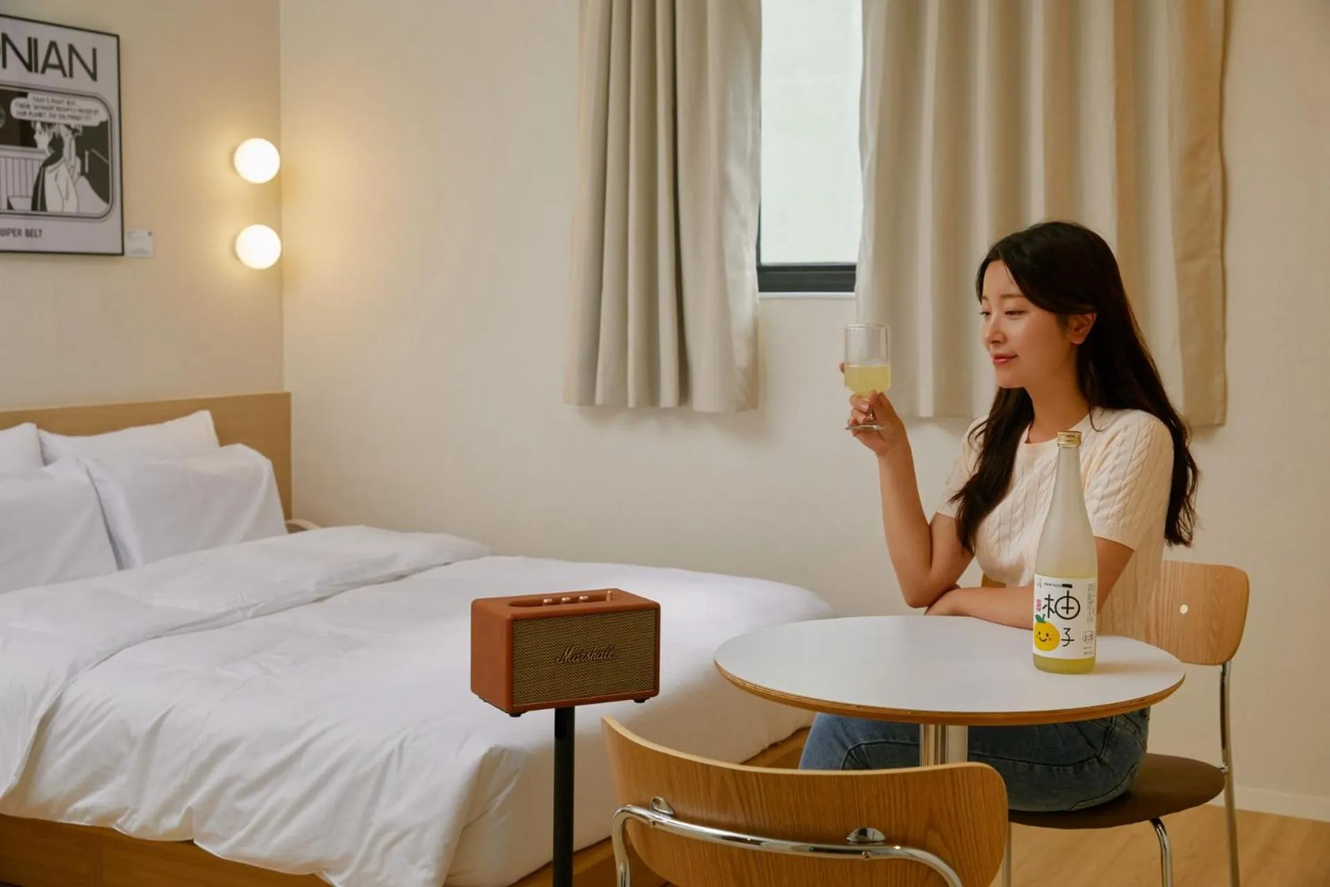 Photo of the whole room, Bed in Aank Hotel Ilsan