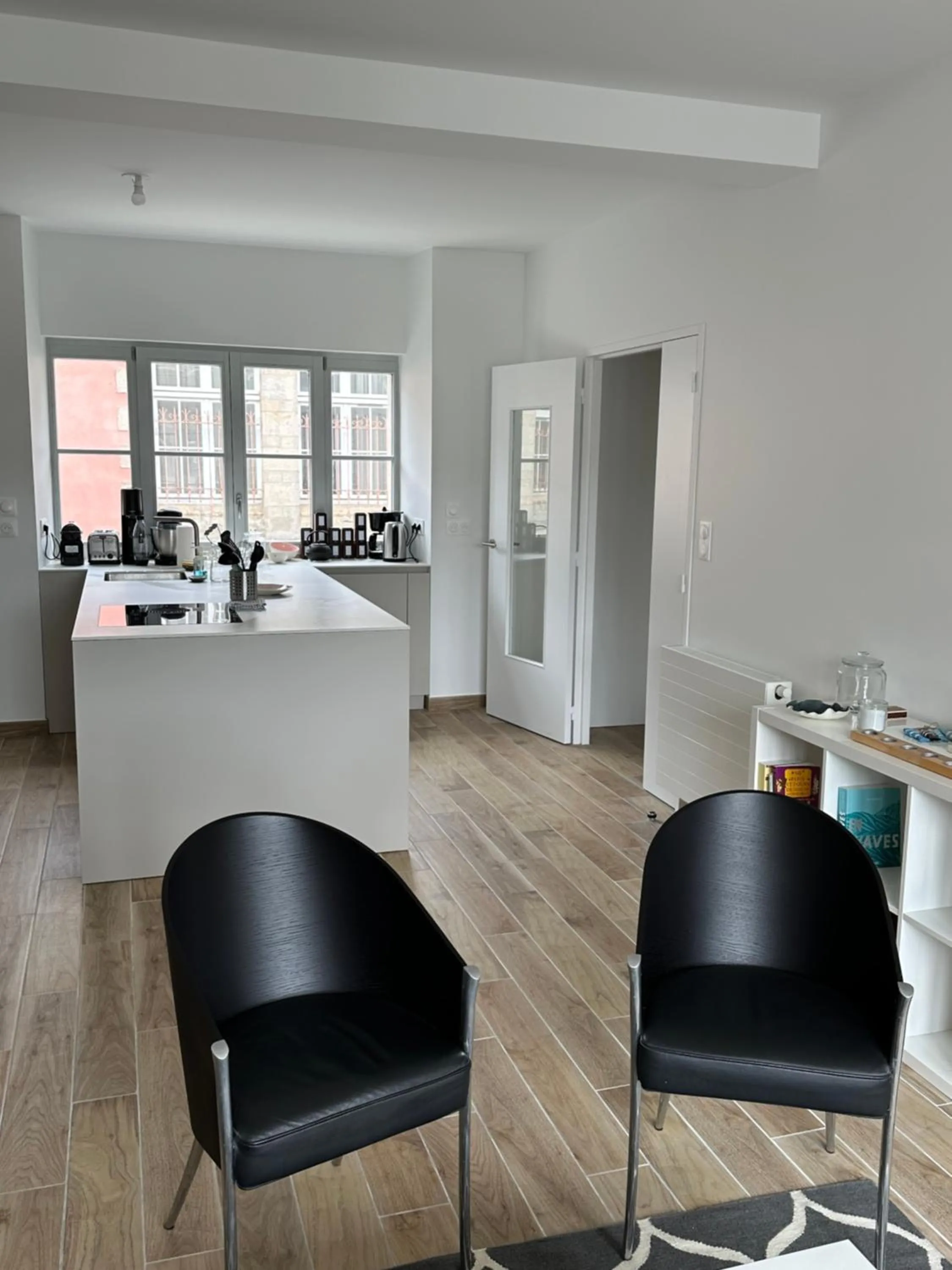 Living room in Appartement Design X - Hyper Centre - Parking Privé - Terrasse Plein Sud Quimper