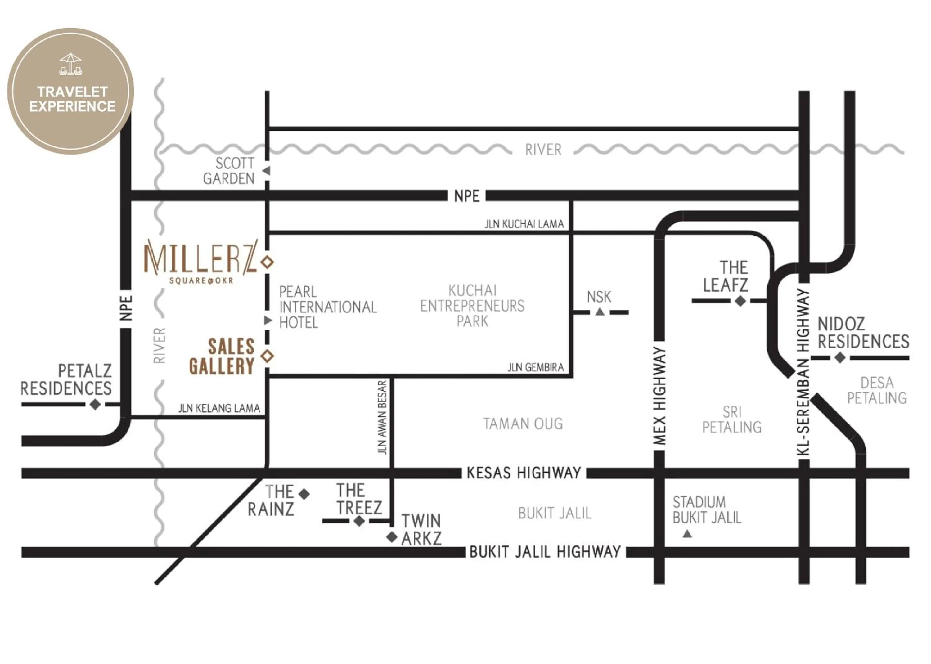 Floor plan in Millerz Square, Old Klang Road