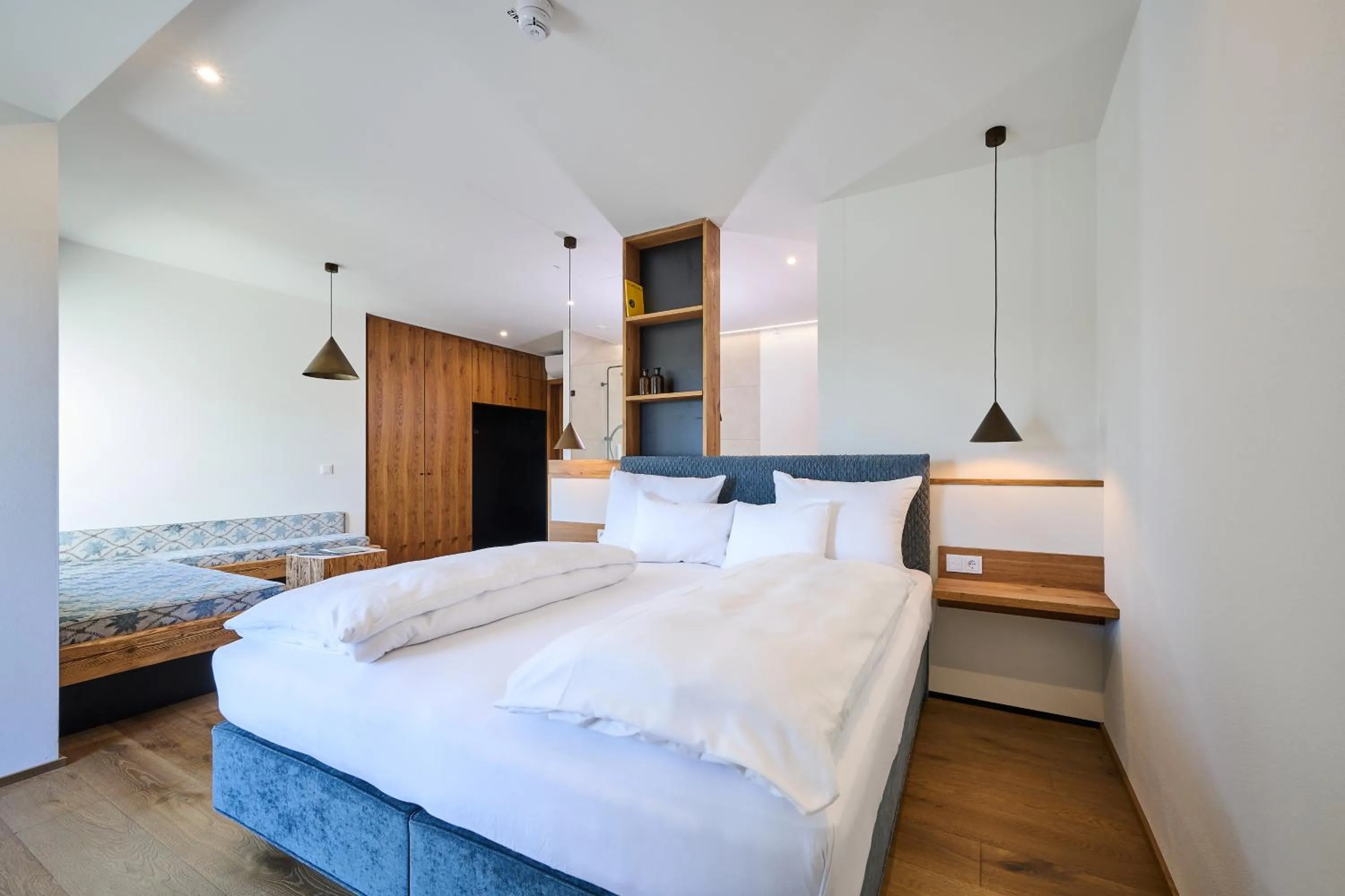Bed in Hotel Der Einrichter