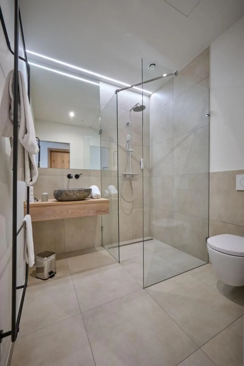 Shower in Hotel Der Einrichter