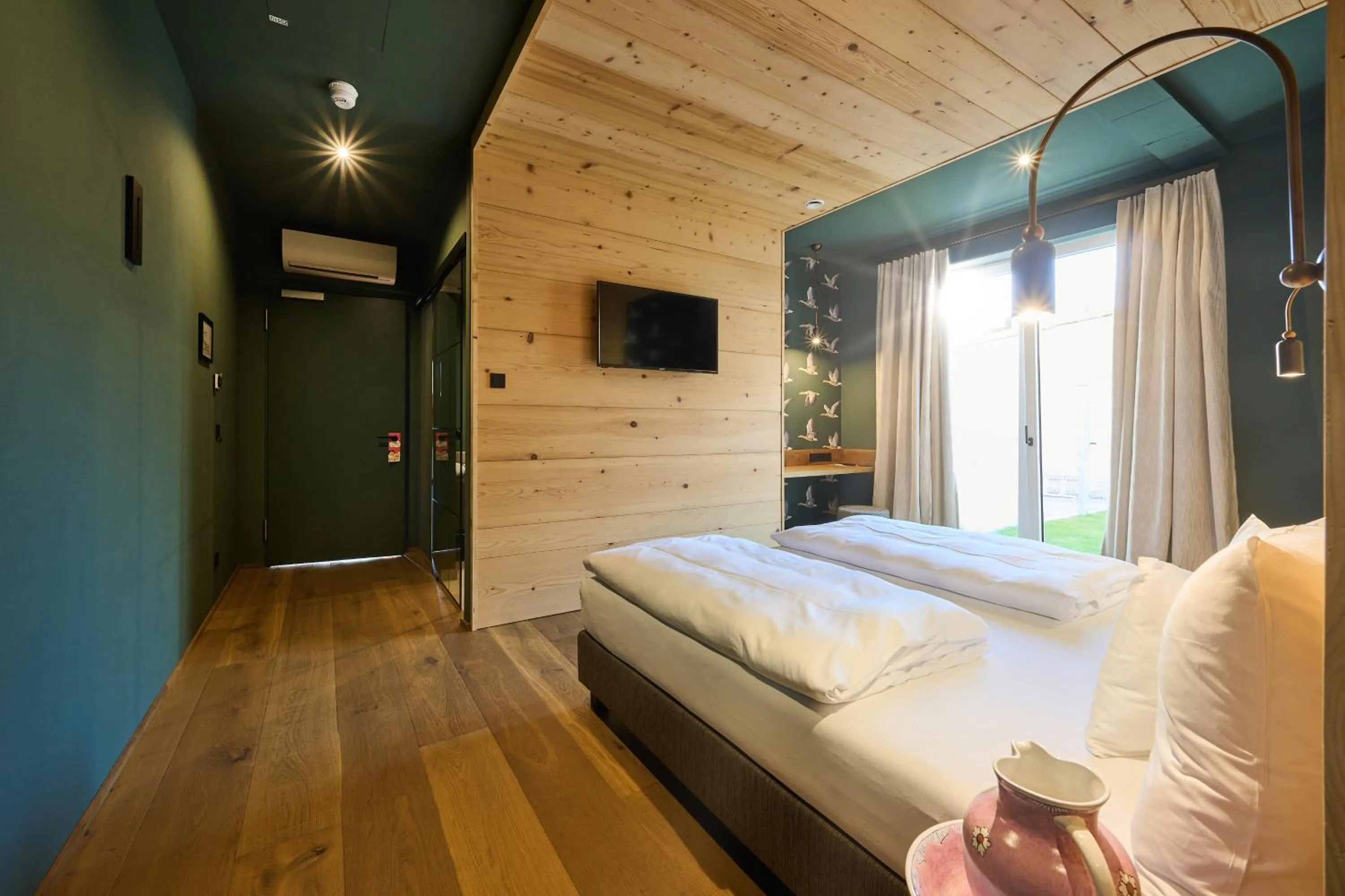 Bed in Hotel Der Einrichter