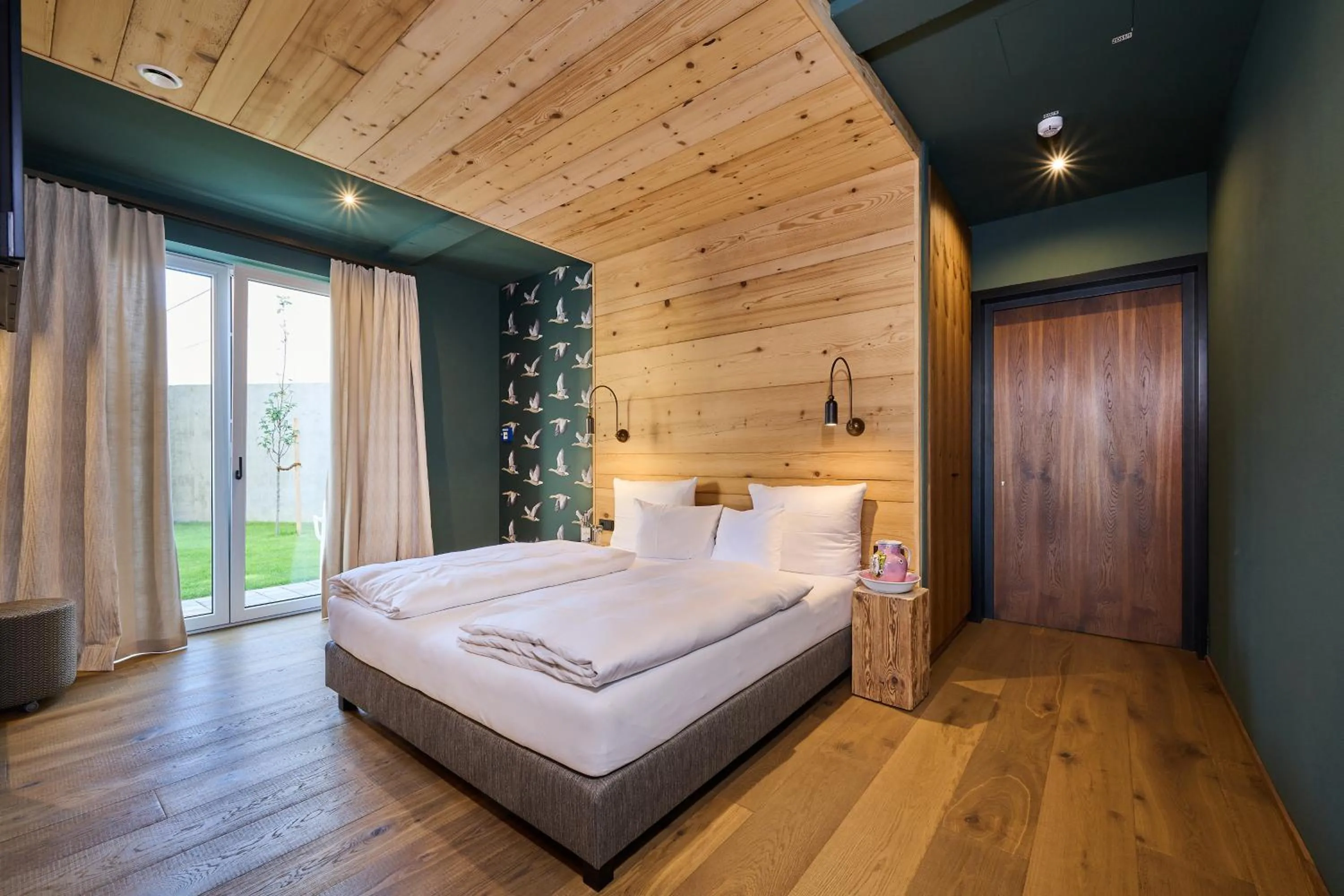 Bed in Hotel Der Einrichter