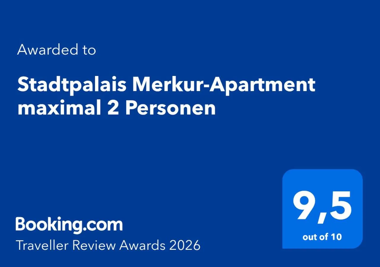 Stadtpalais Merkur-Apartment maximal 2 Personen