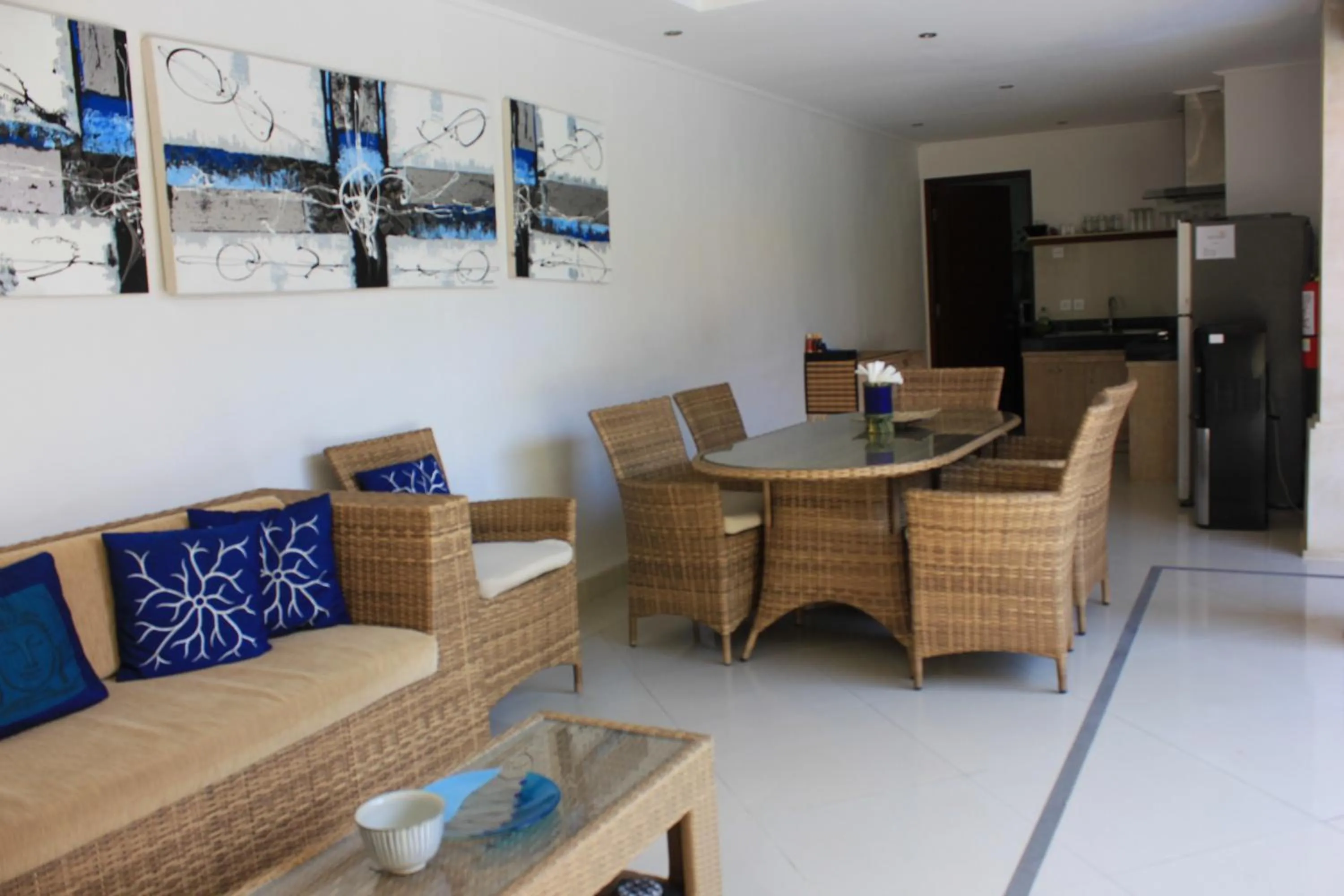 Dining area in Taman Kesari Villas