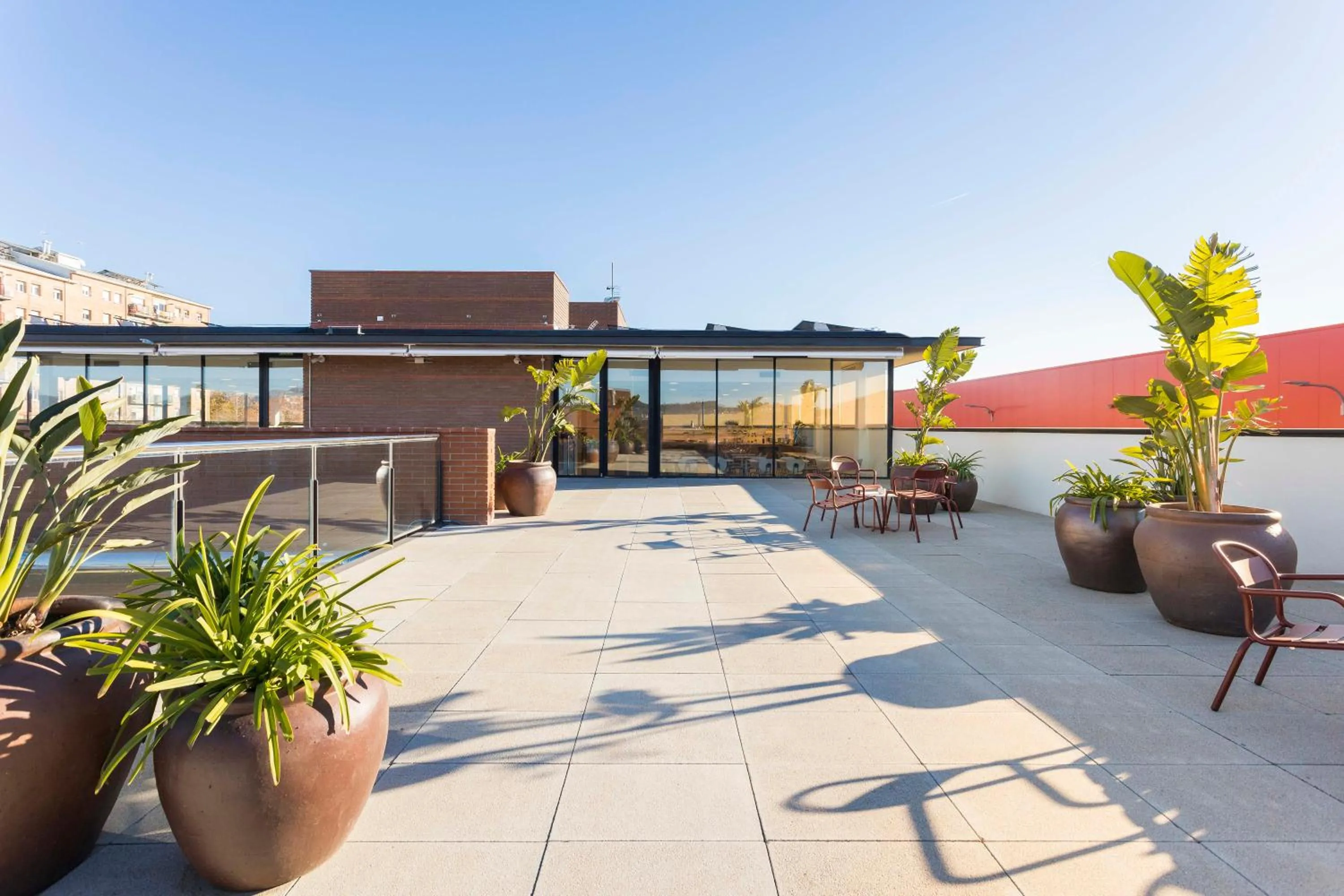 Patio in Hotel Terrassa Confort