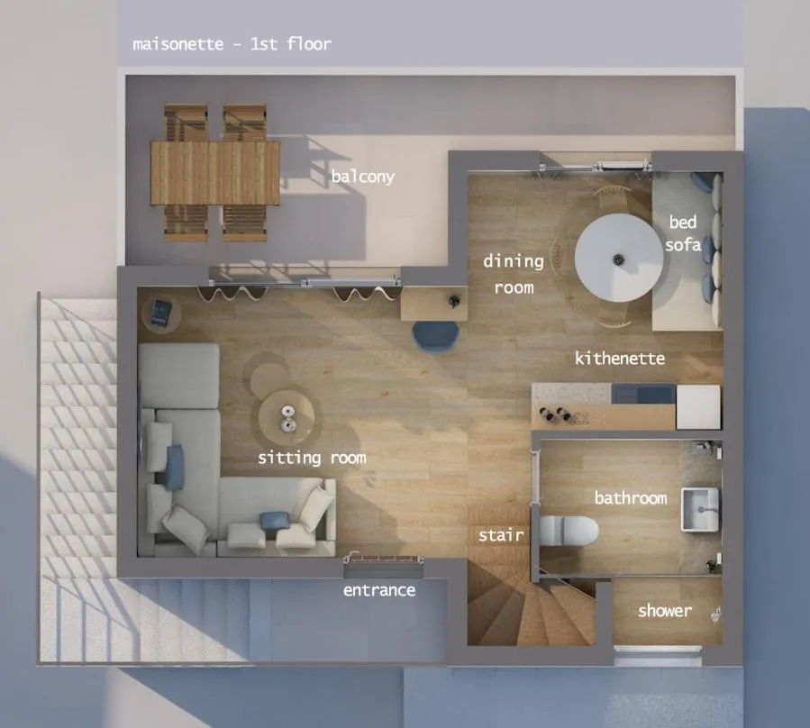 Floor plan in Stavento Hotel & Resort, new experience