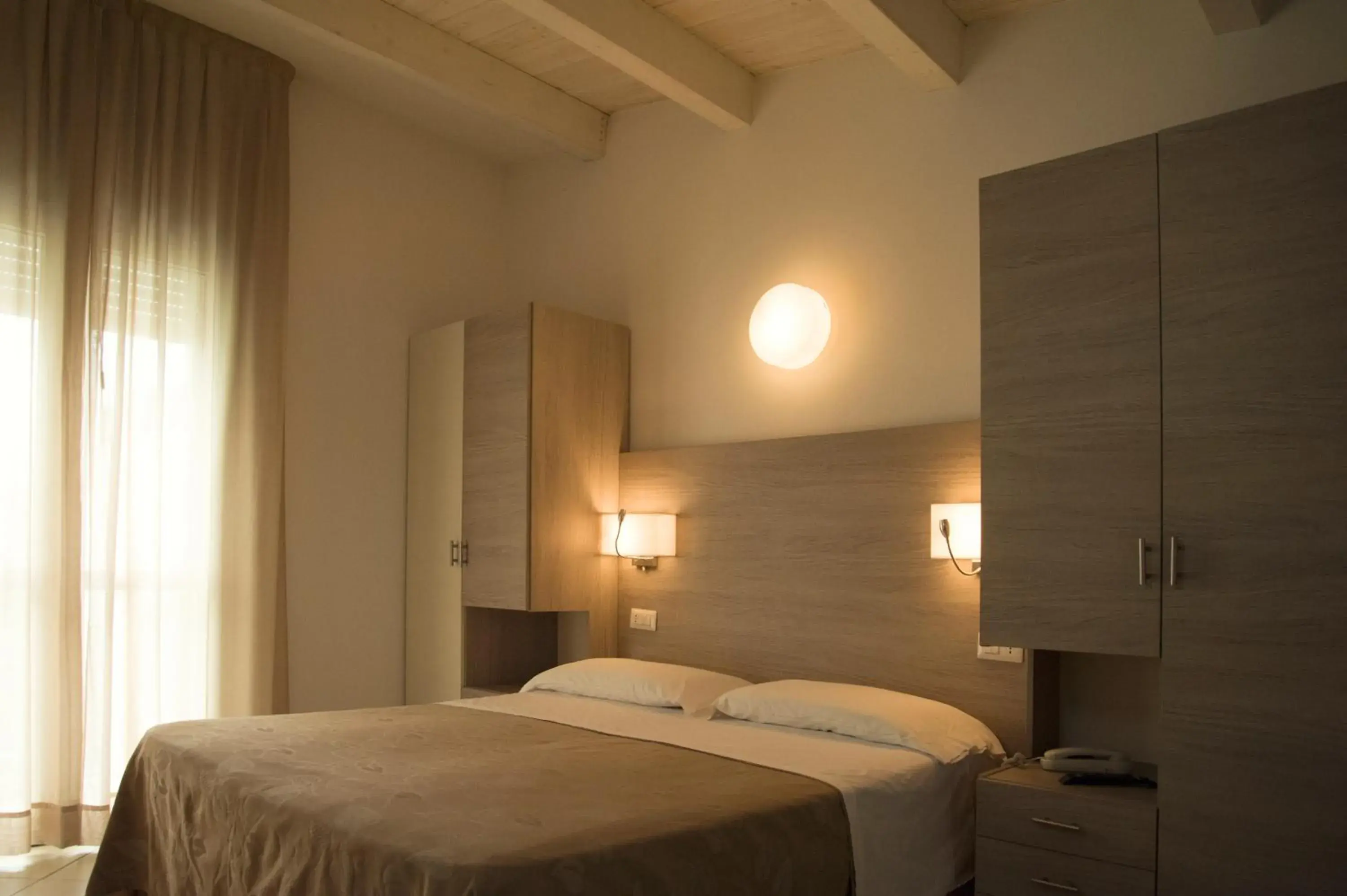 Bed in Hotel Villa Enea