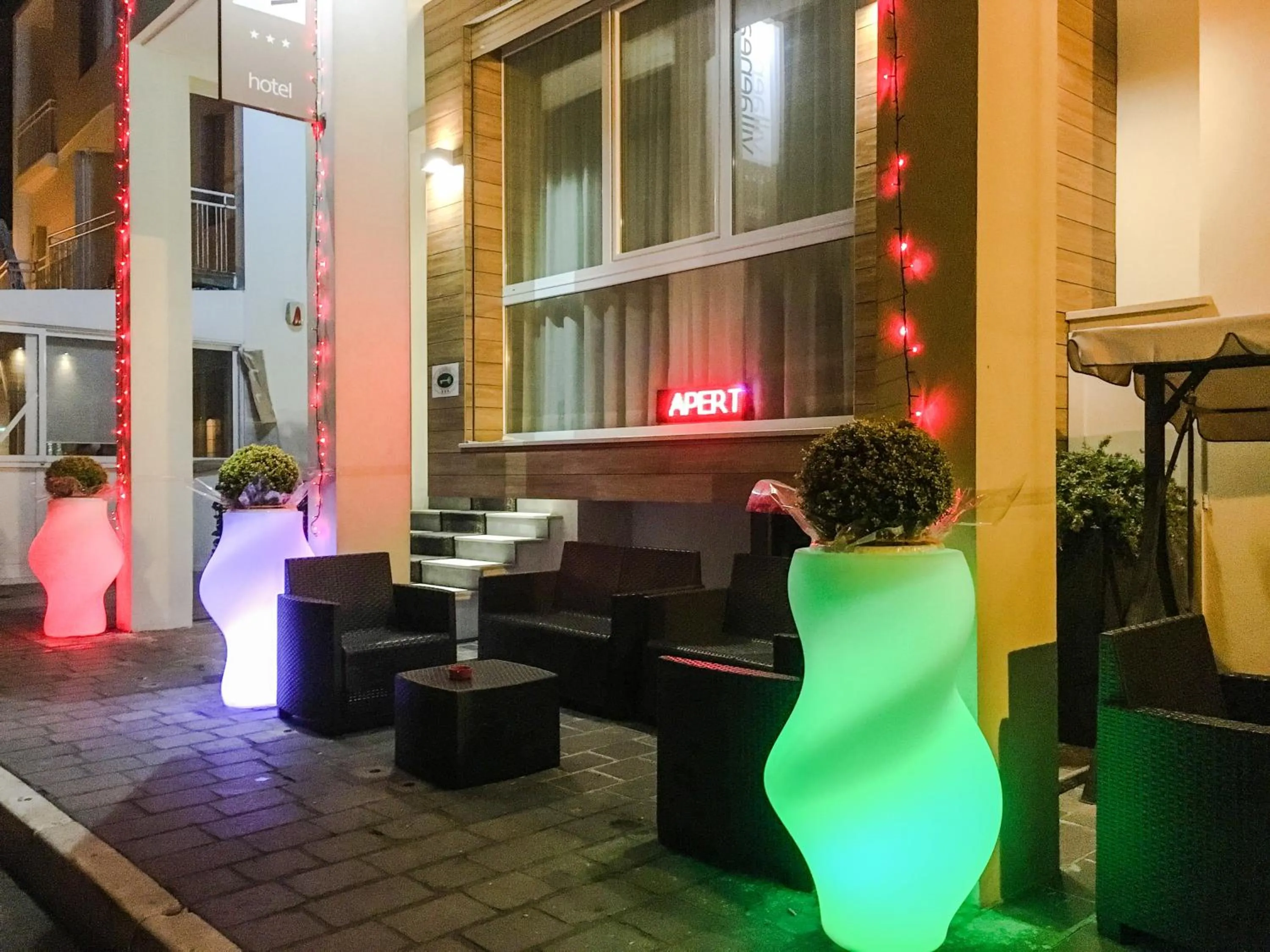 Facade/entrance in Hotel Villa Enea