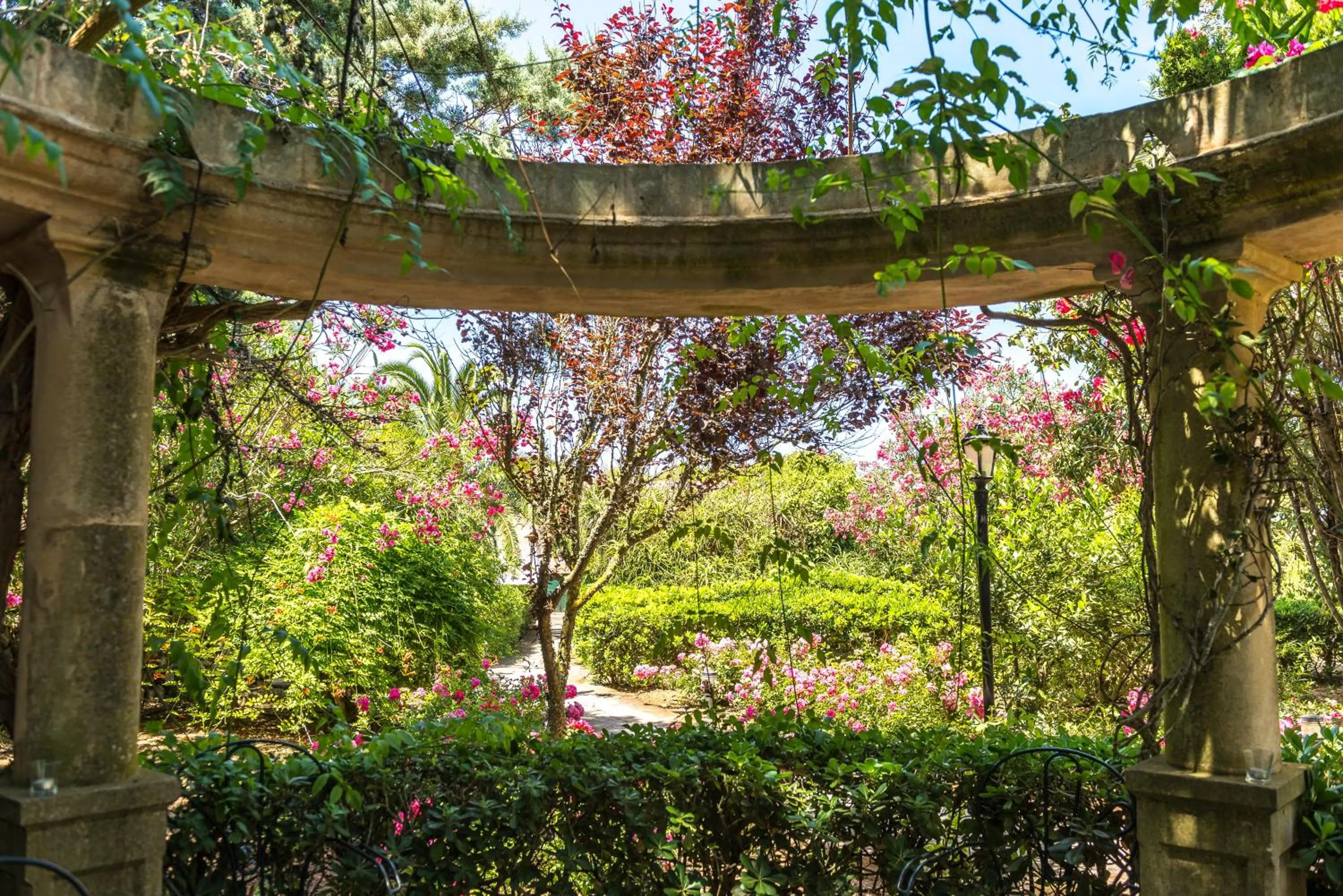 Garden in Hotel Rural Biniarroca - Adults Only