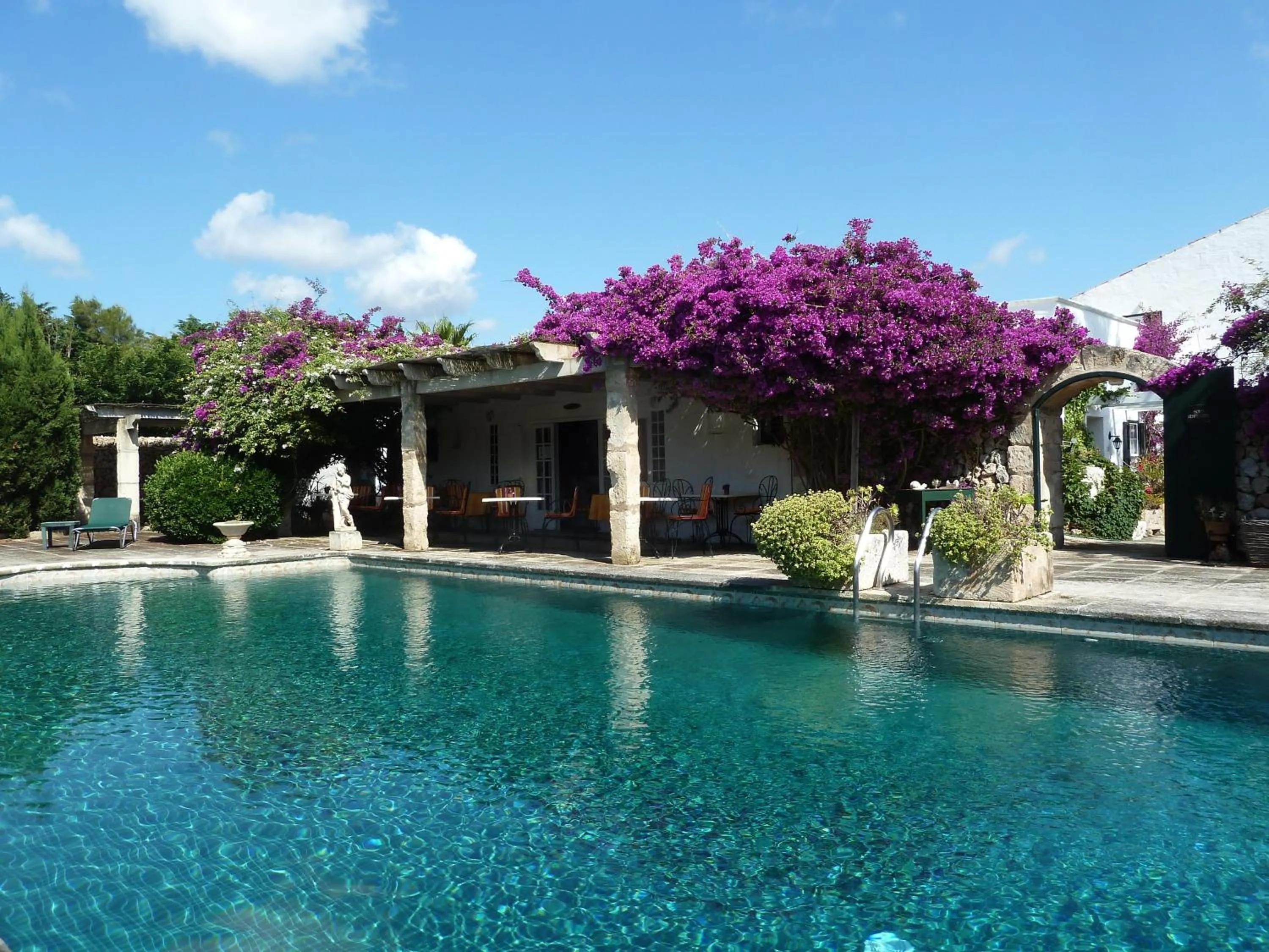 Swimming pool in Hotel Rural Biniarroca - Adults Only