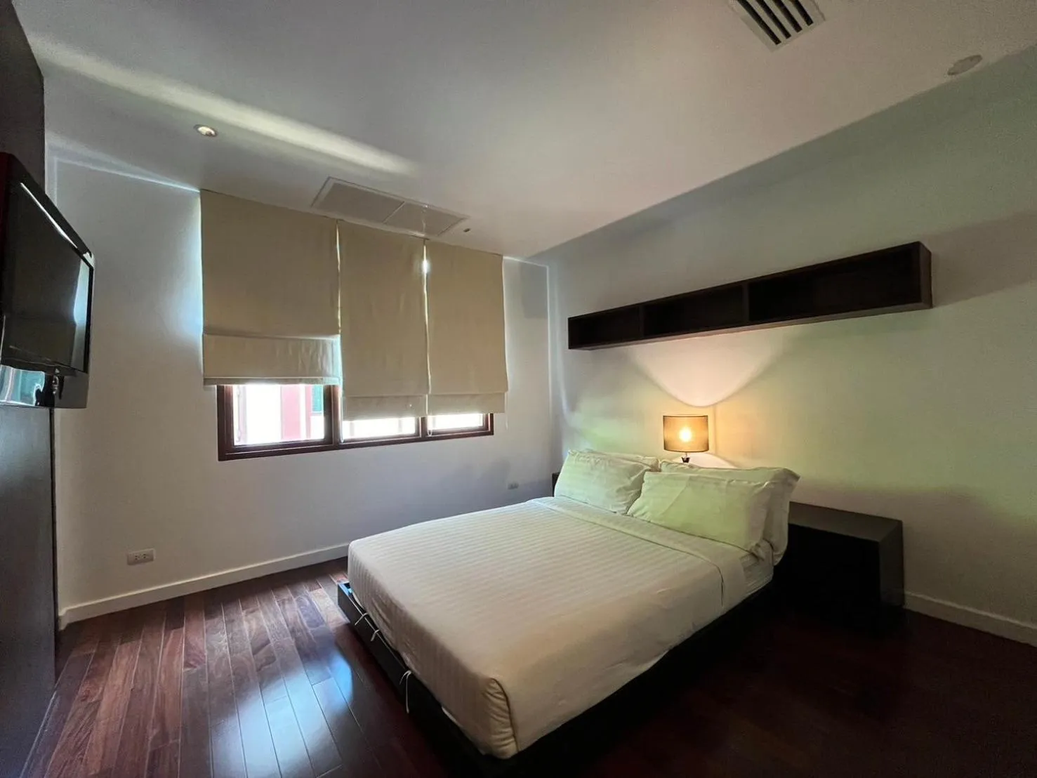 Bedroom, Bed in Amatapura Beachfront Villa 1, SHA Certified