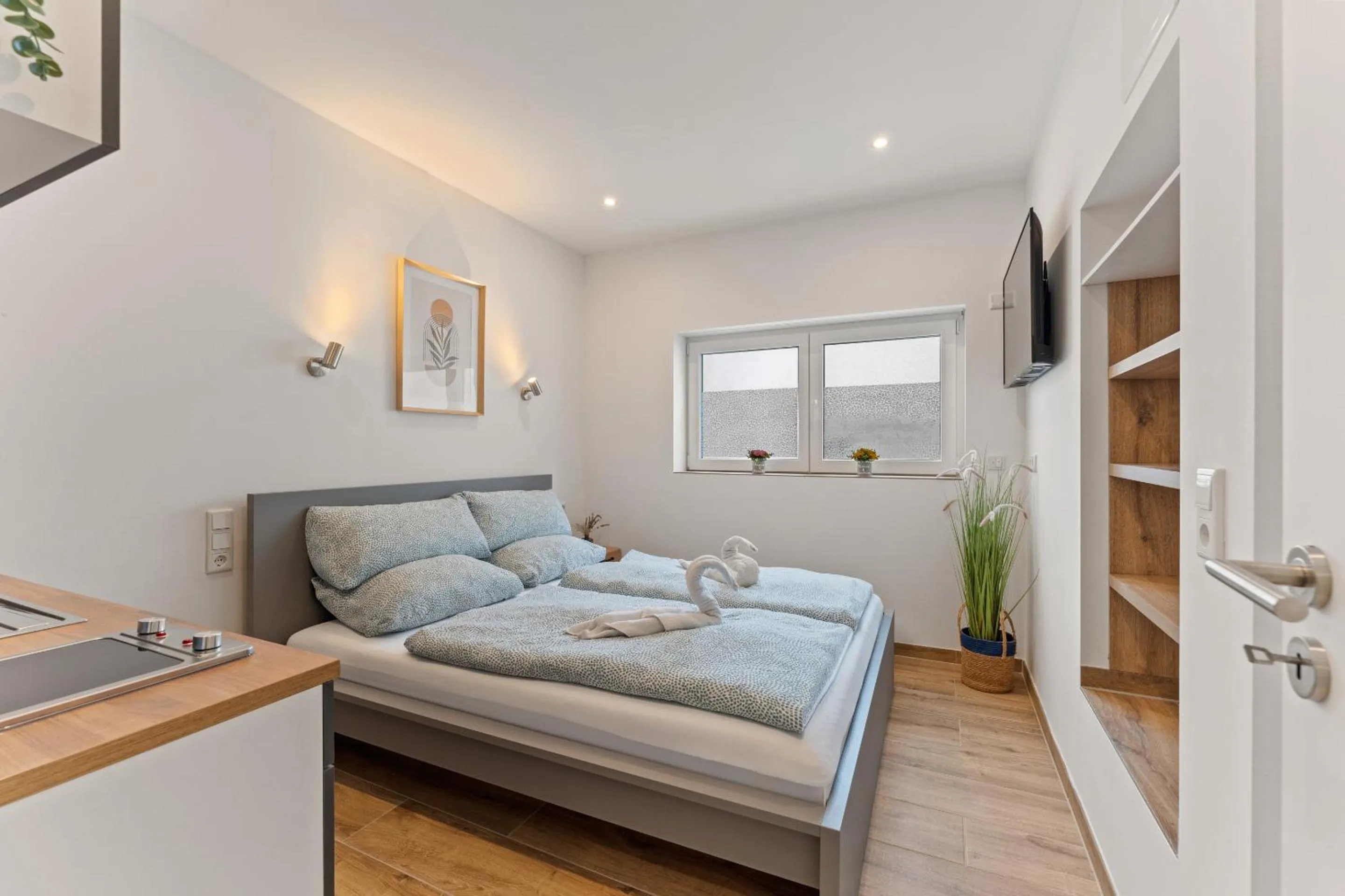 Bedroom, Bed in Family and Friends Hassloch