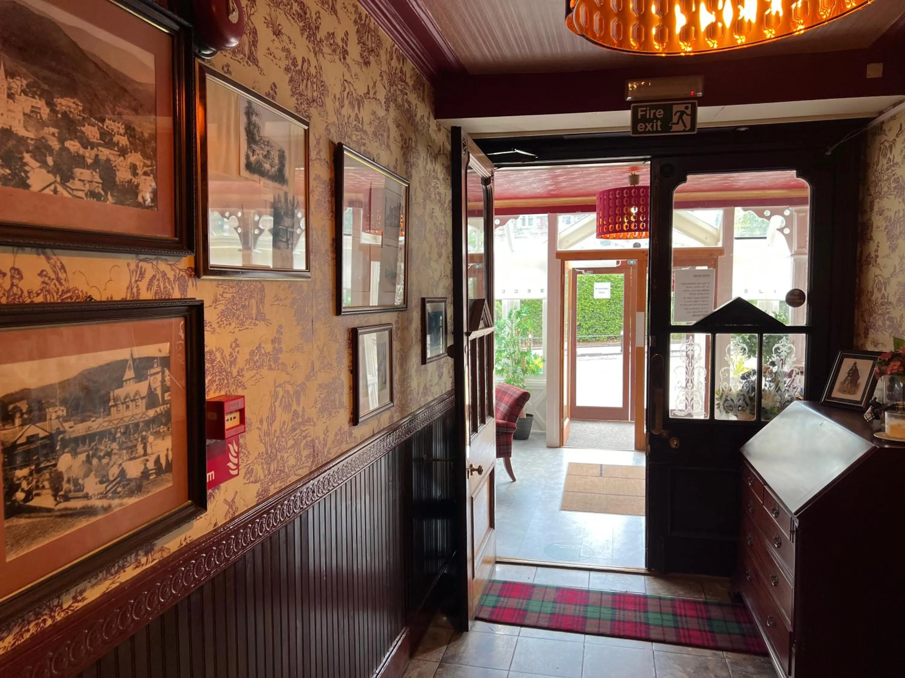 Lobby or reception in Strathpeffer Hotel