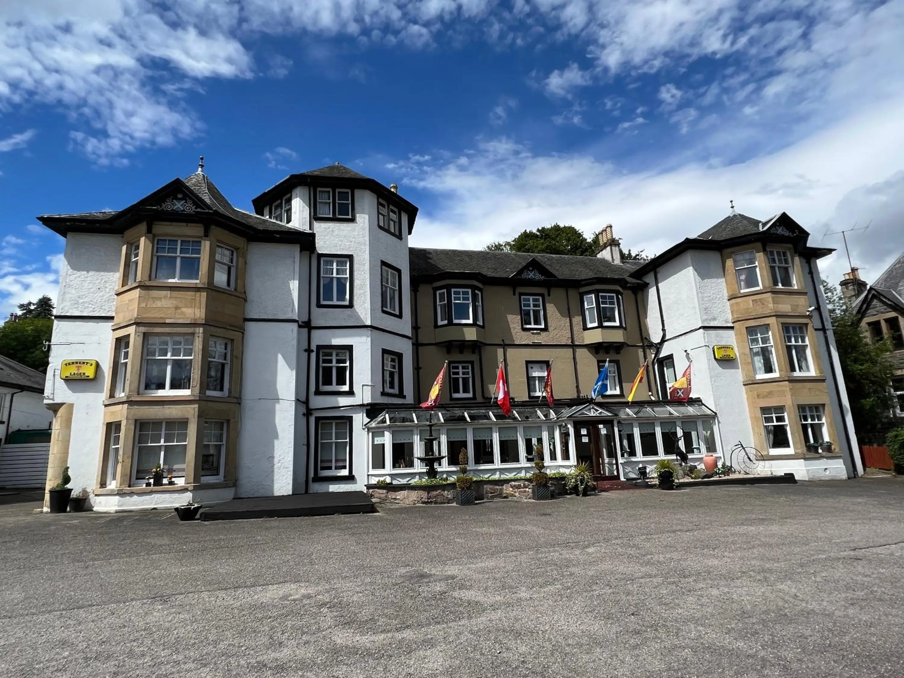 Property building in Strathpeffer Hotel