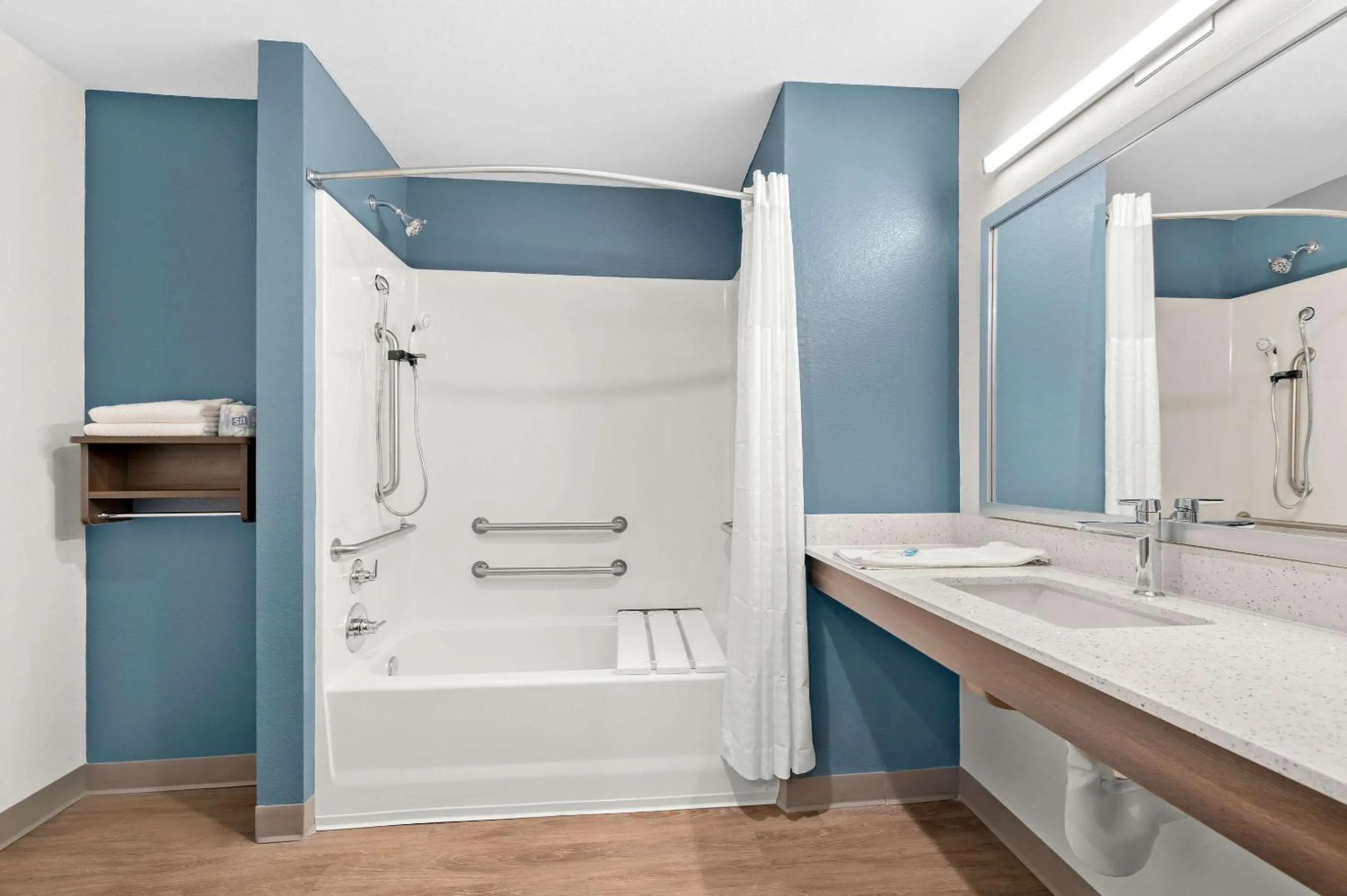 Bedroom in WoodSpring Suites Indio - Coachella Valley