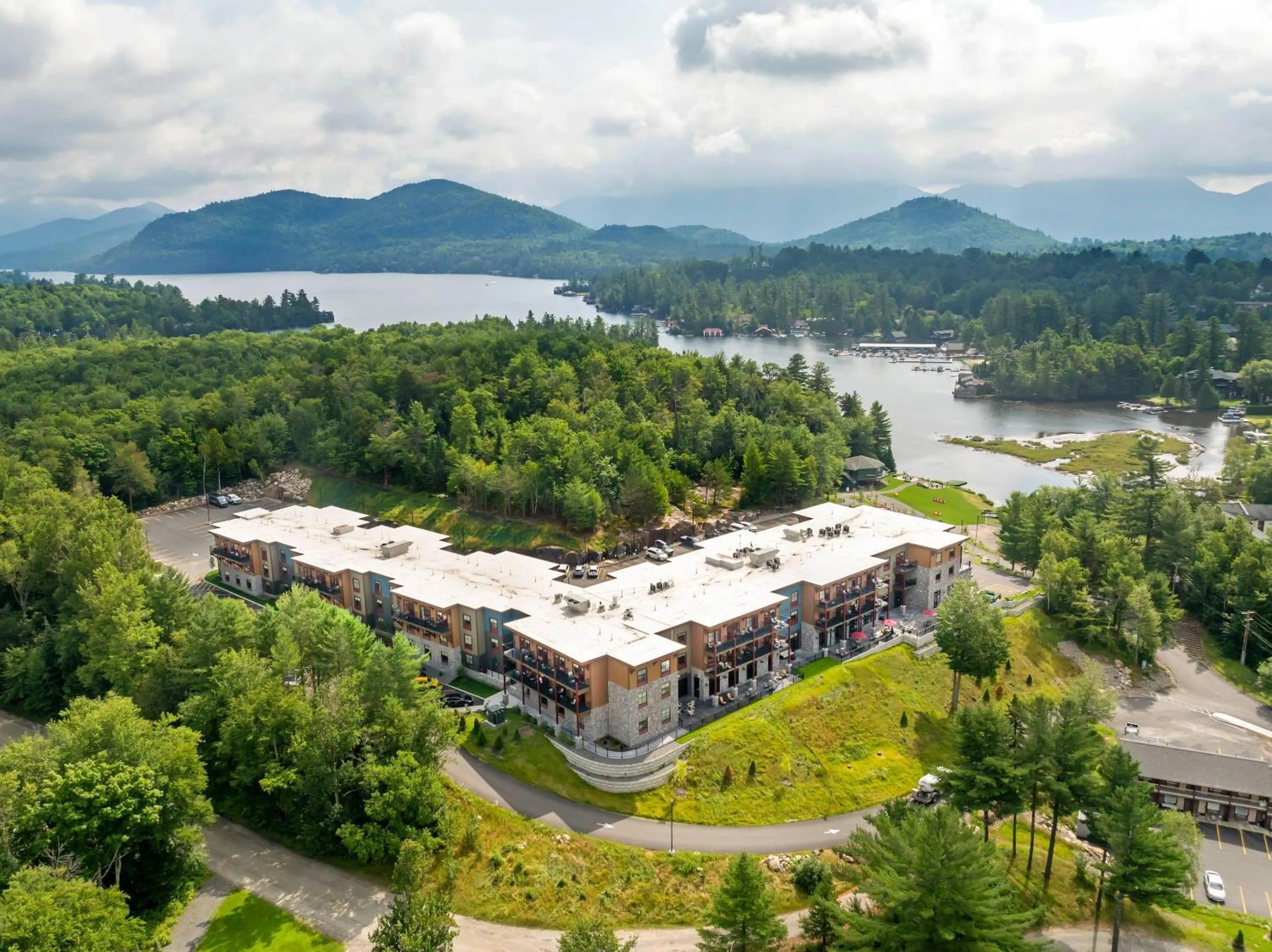 Property building in Cambria Hotel Lake Placid - Lakeside Resort