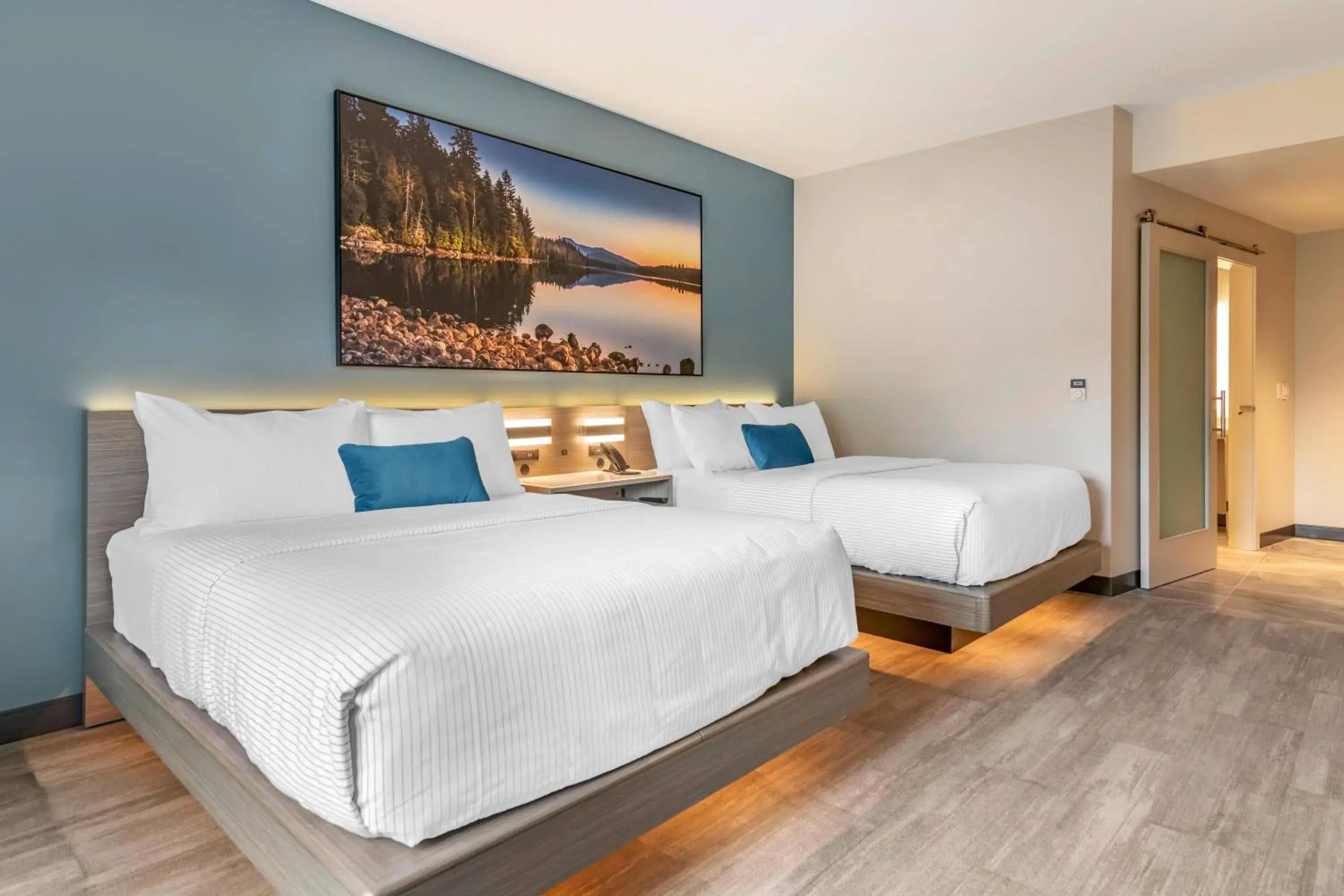 Quadruple Room with Two Queen Beds - Disability Access/Non Smoking in Cambria Hotel Lake Placid - Lakeside Resort Quadruple Room with Two Queen Beds - Disability Access/Non Smoking in Cambria Hotel Lake Placid - Lakeside Resort