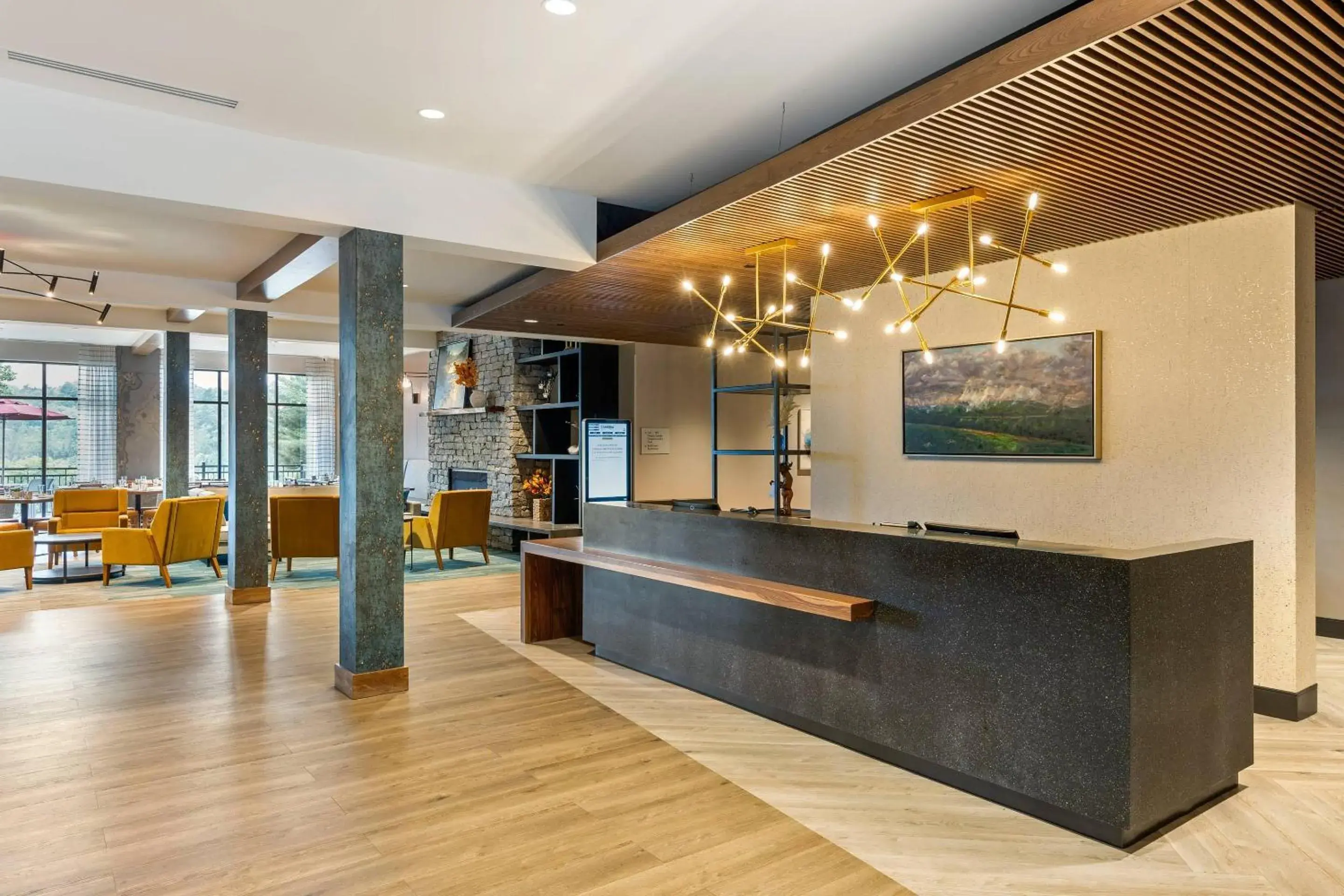 Lobby or reception in Cambria Hotel Lake Placid - Lakeside Resort Lobby or reception in Cambria Hotel Lake Placid - Lakeside Resort