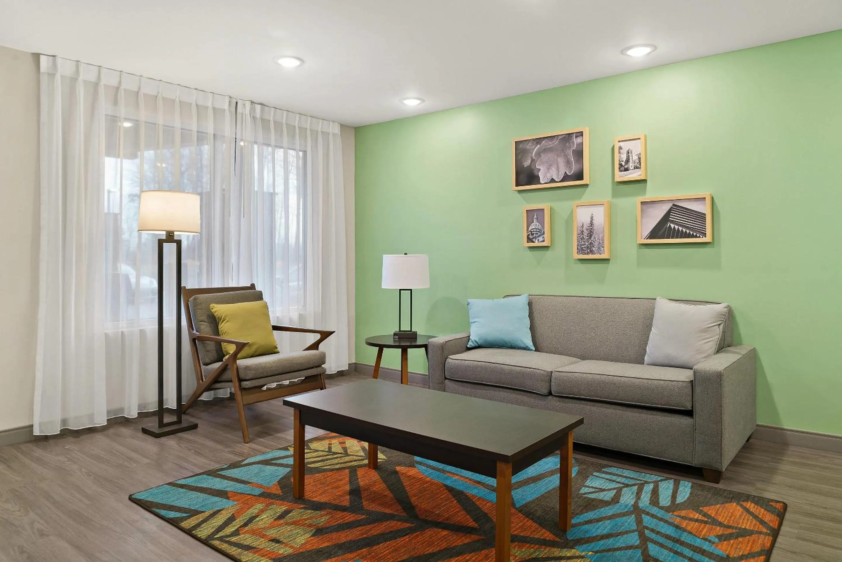 Lobby or reception in WoodSpring Suites East Lansing - University Area