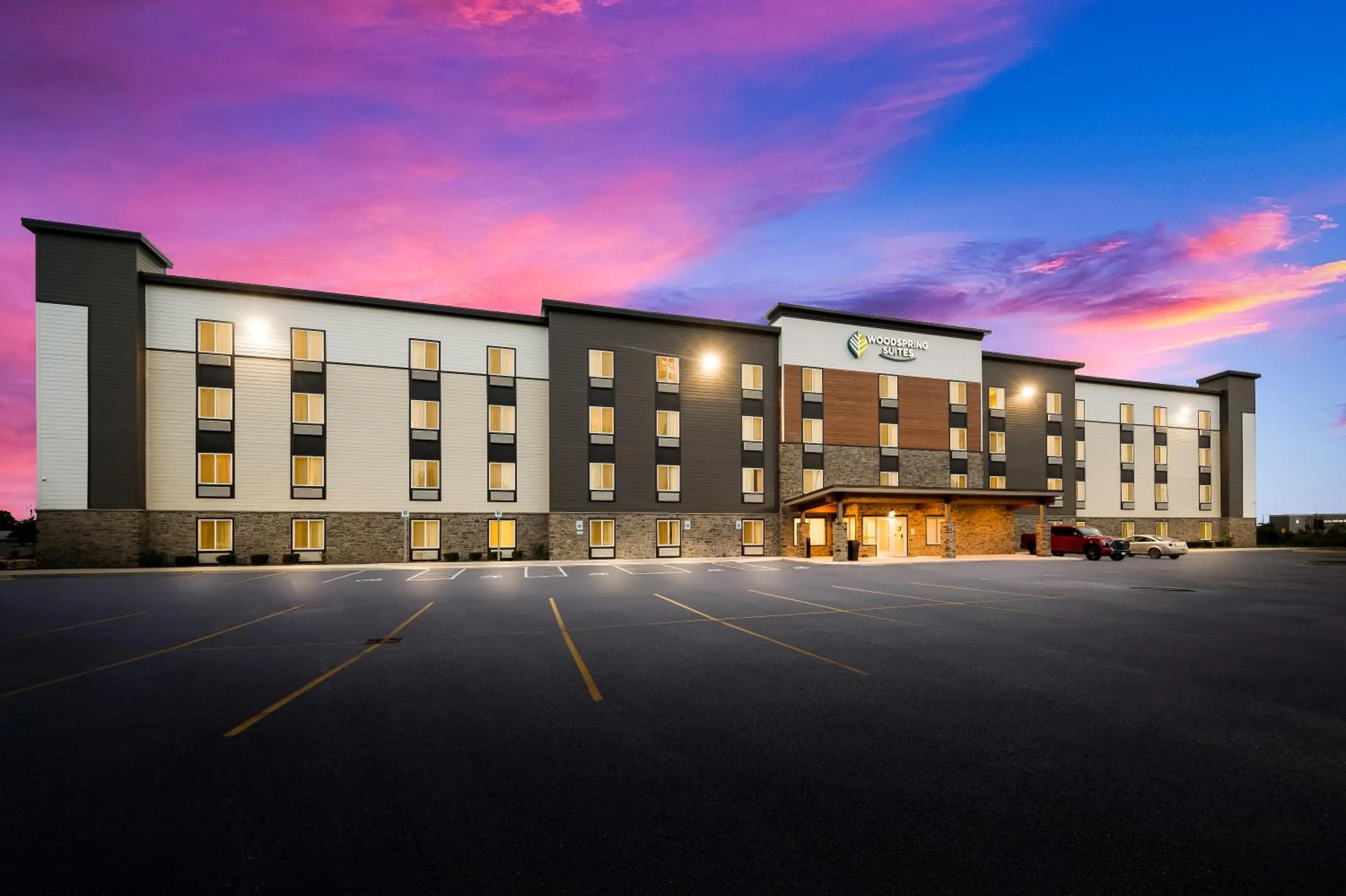 Property building in WoodSpring Suites East Lansing - University Area