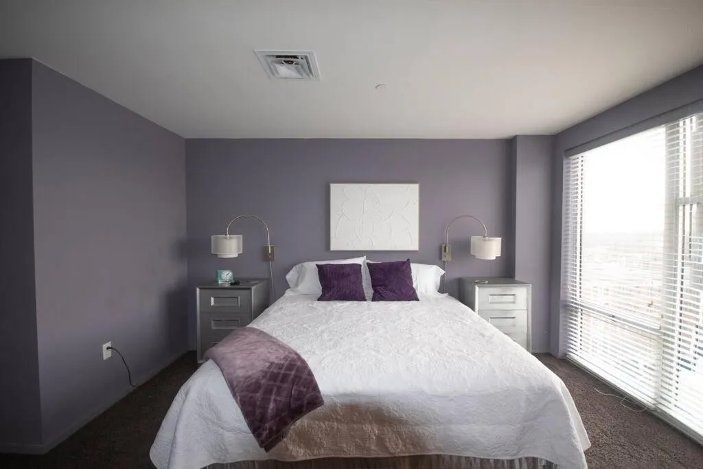 Bed in Luxury Condo in Downtown Champaign