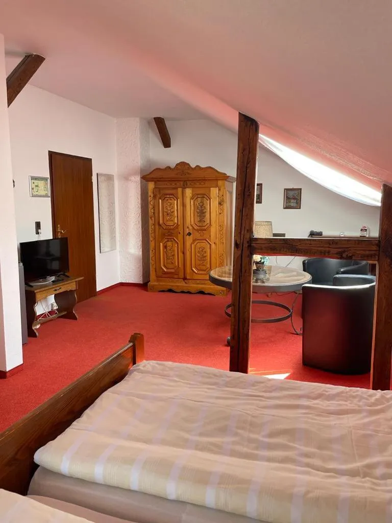 Bed in Hotel zum Markgrafen