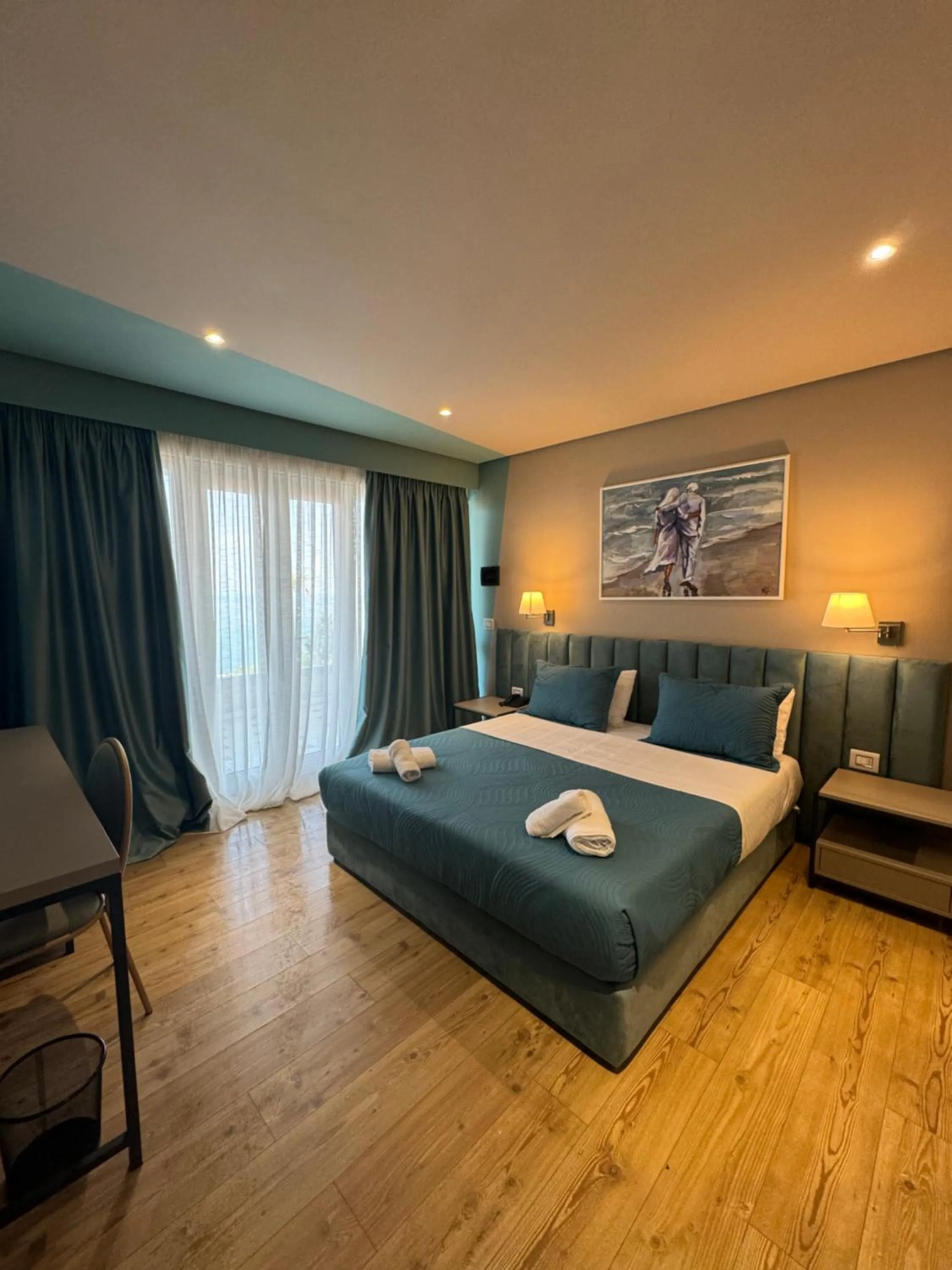 Bed in Festim Villa Hotel