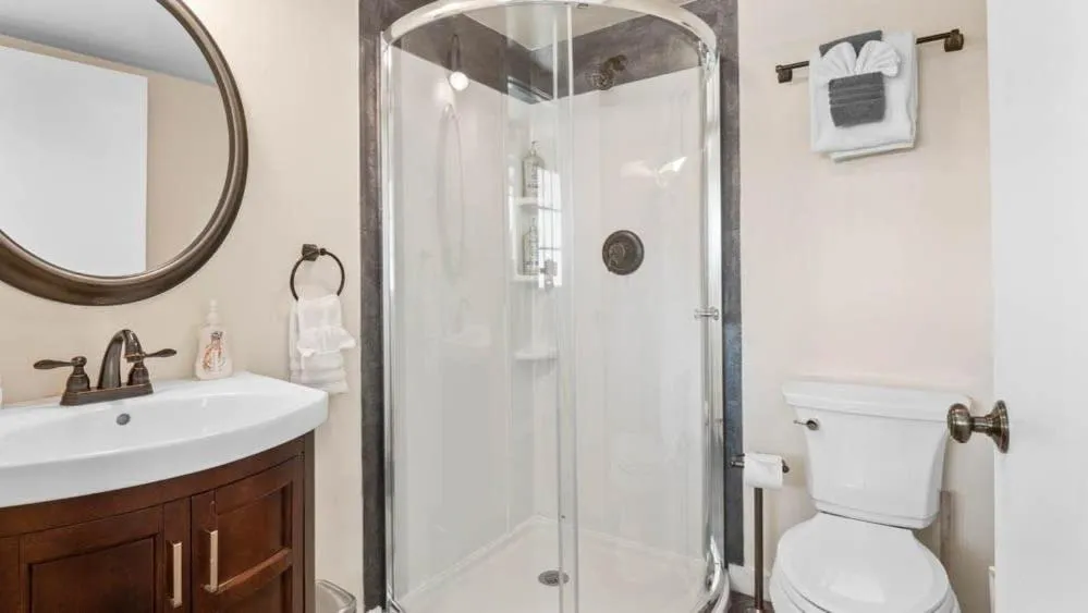 Toilet in Mom's House - 1 block from downtown & Hot Tub