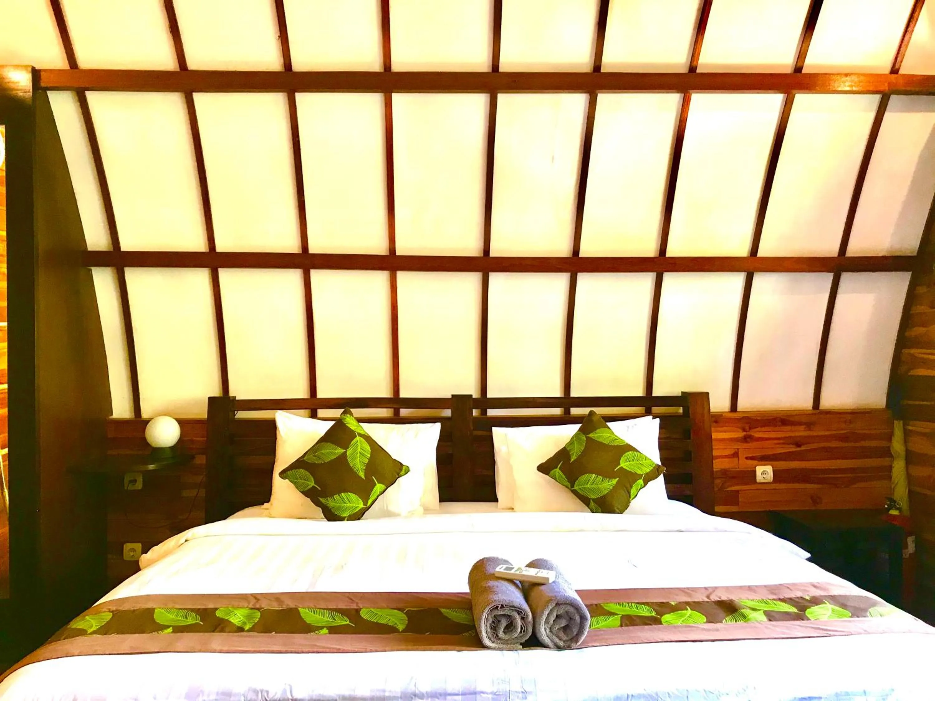 Bed in Cotton Tree Cottages