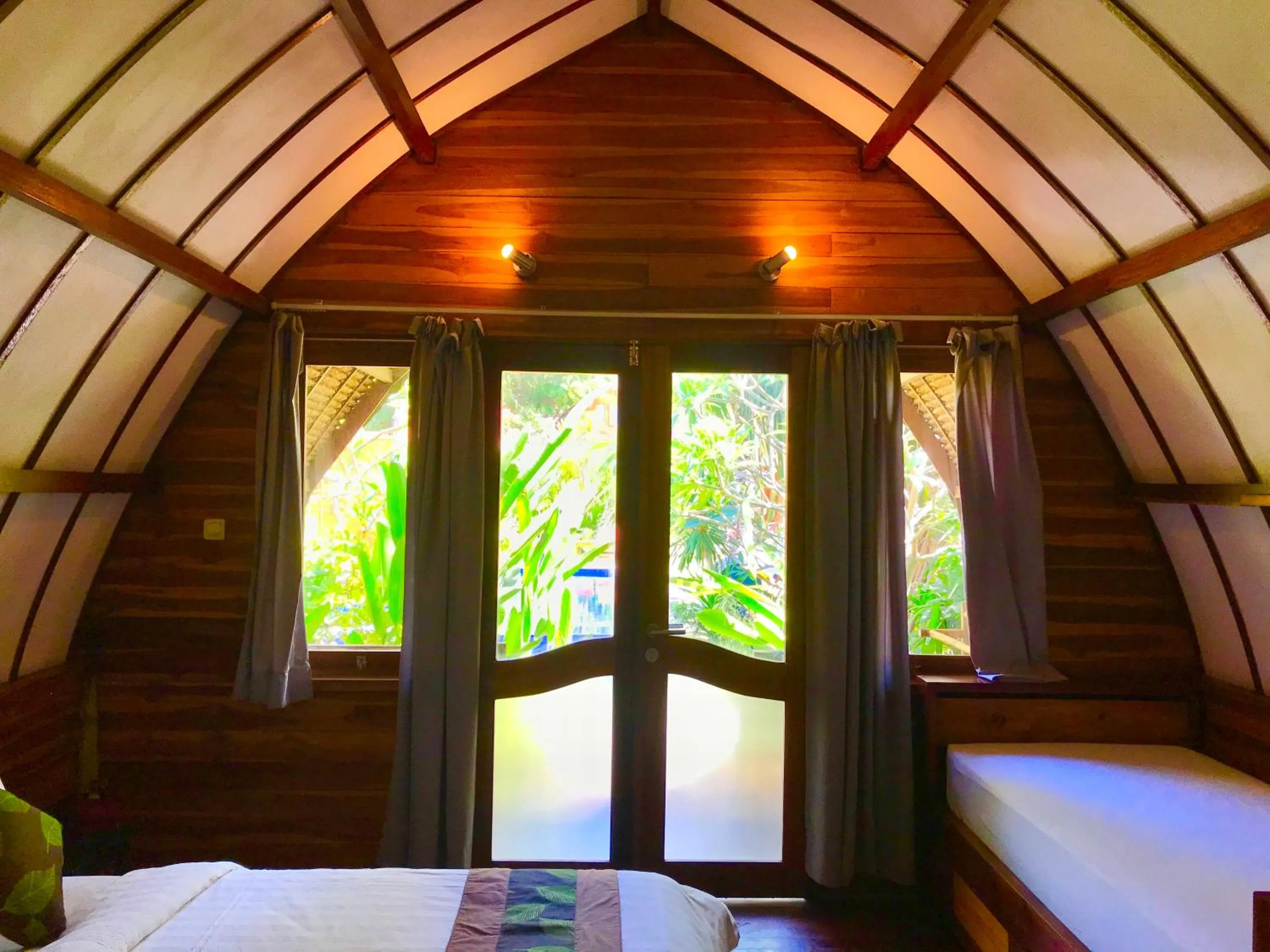 Bed in Cotton Tree Cottages