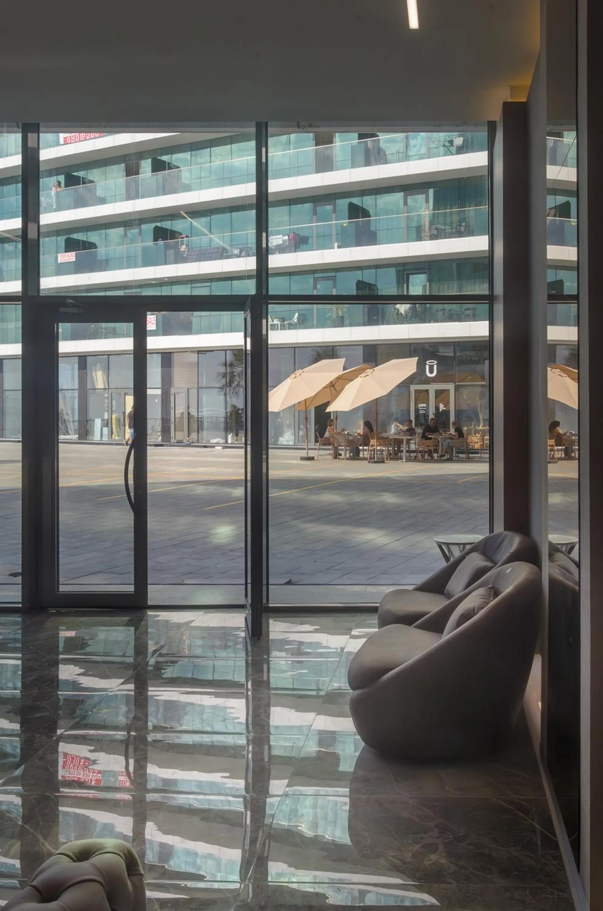 Lobby or reception in Beachfront Batumi View Apartments by GLOBALSTAY