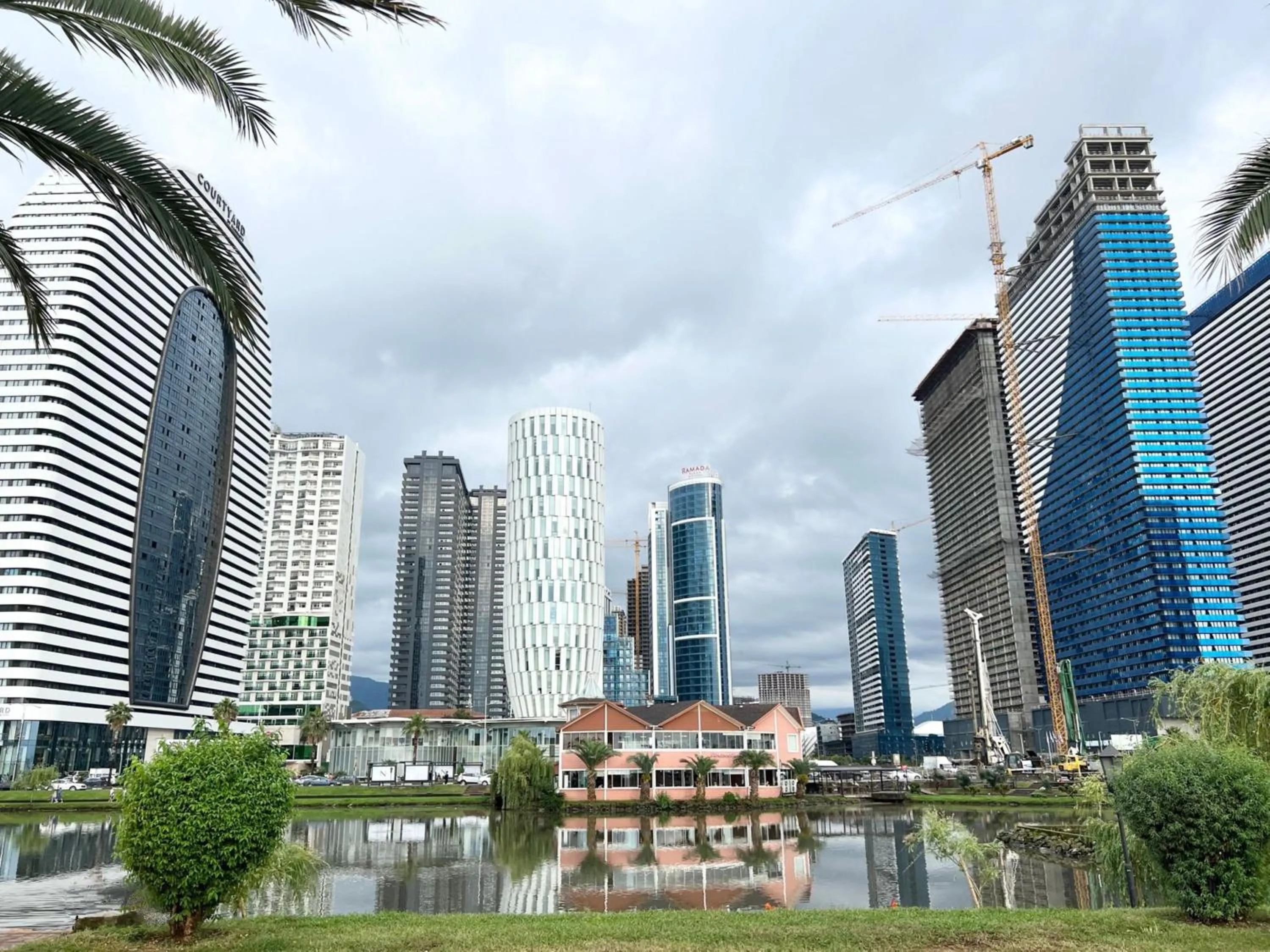 Property building in Beachfront Batumi View Apartments by GLOBALSTAY