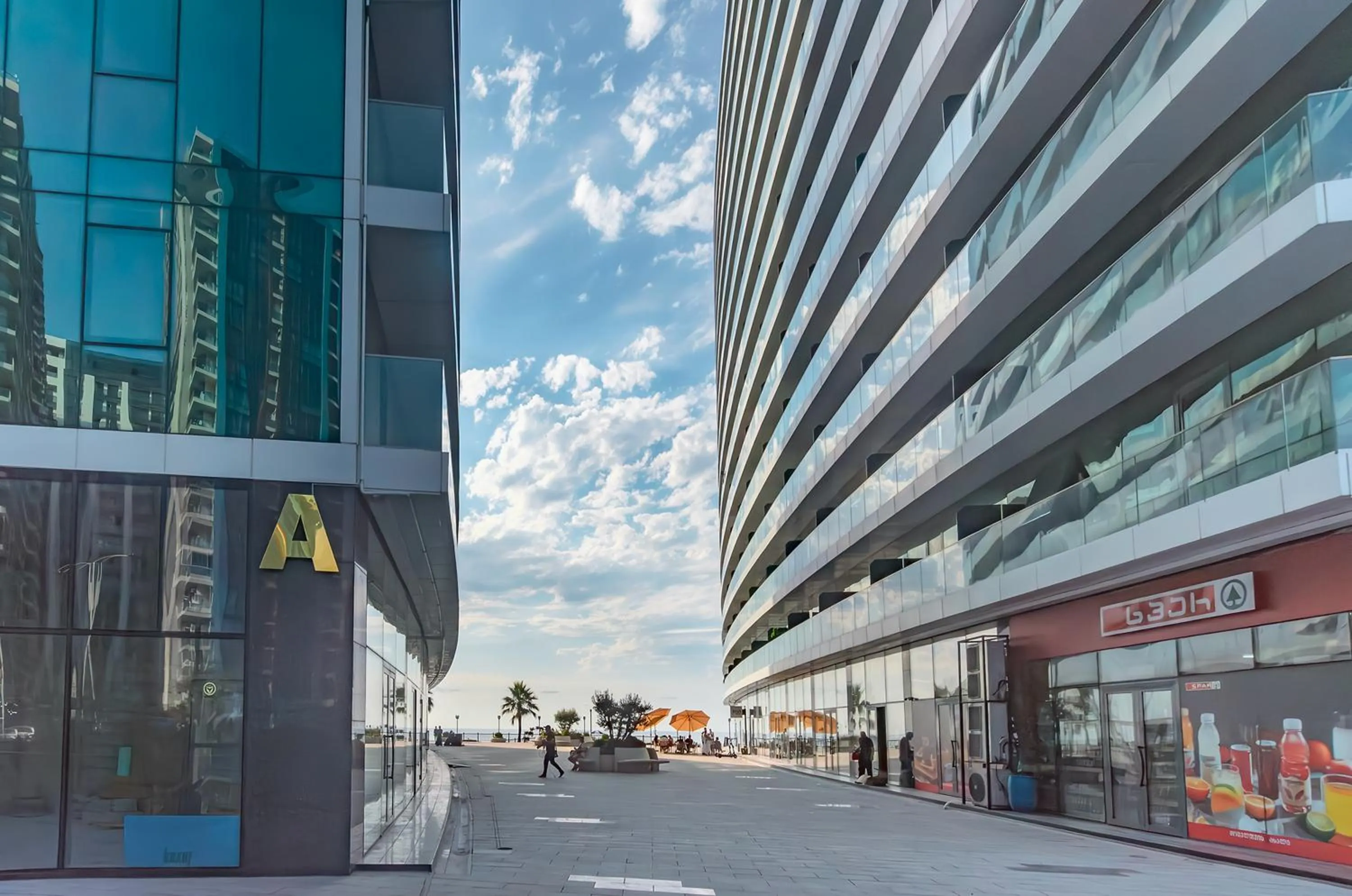 Property building in Beachfront Batumi View Apartments by GLOBALSTAY