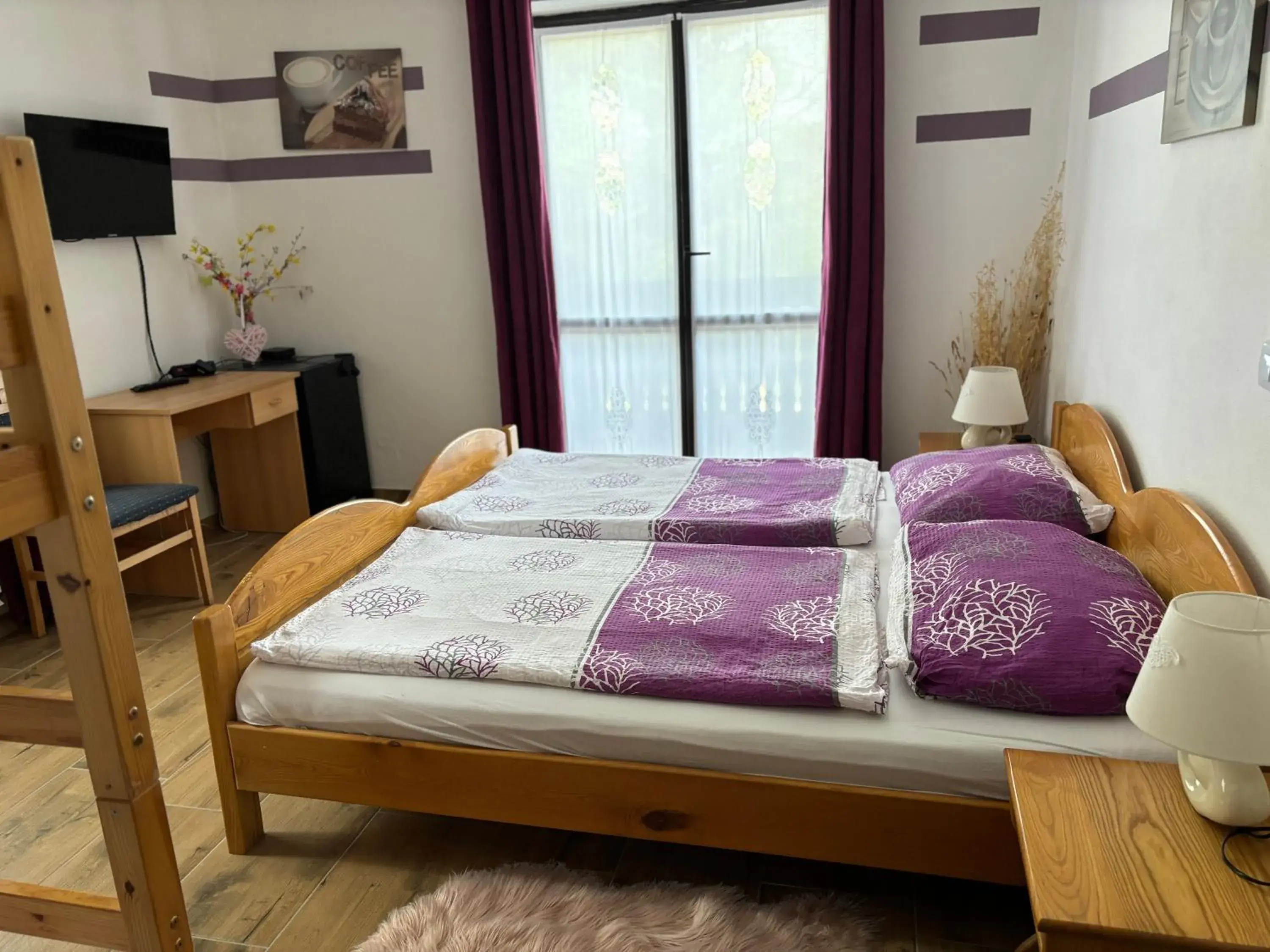 Family Room with Balcony and Mountain View - single occupancy in Guest House Kmečki Hram FORTUNA Family Room with Balcony and Mountain View - single occupancy in Guest House Kmečki Hram FORTUNA